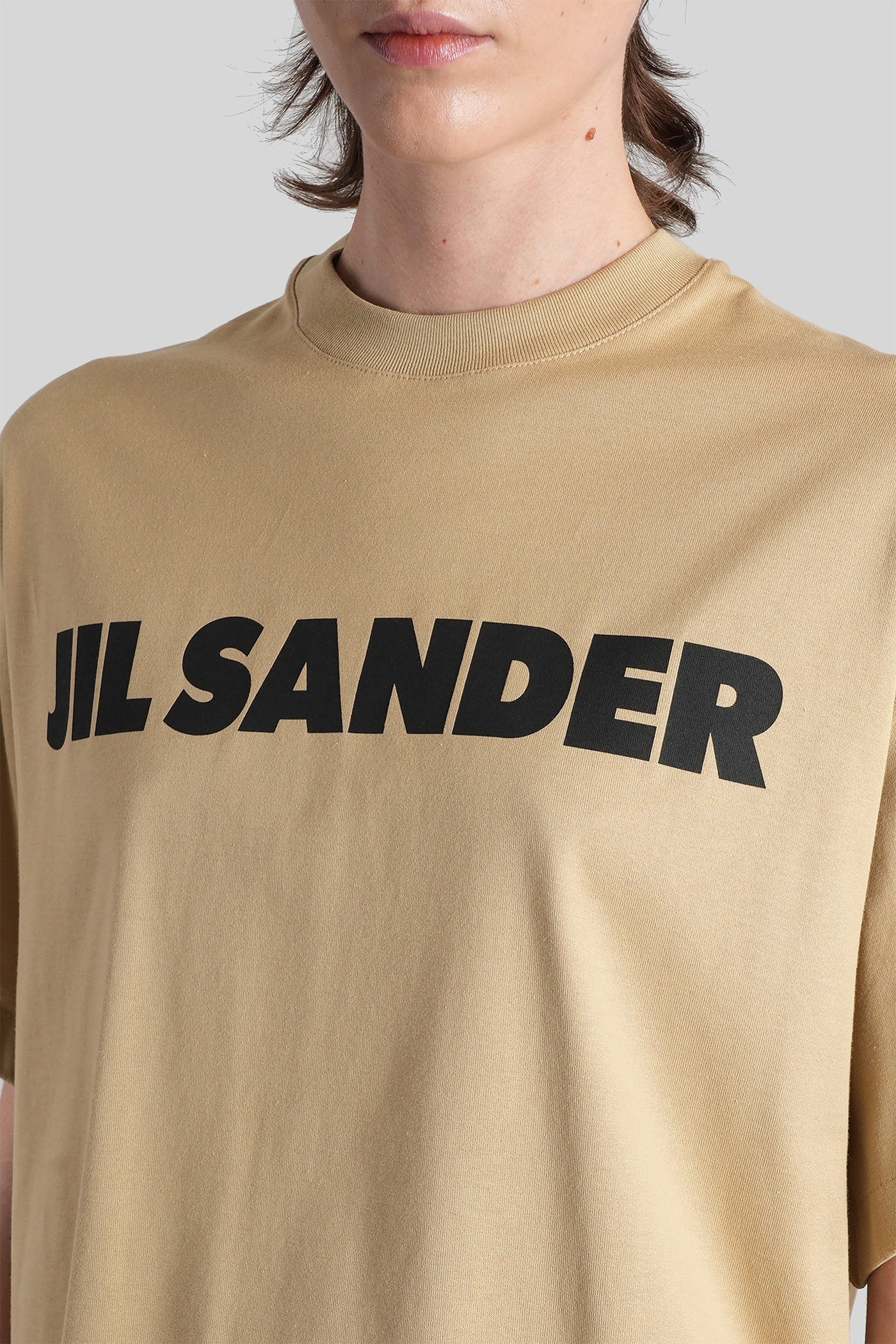 T-Shirt in beige cotton - Image 5