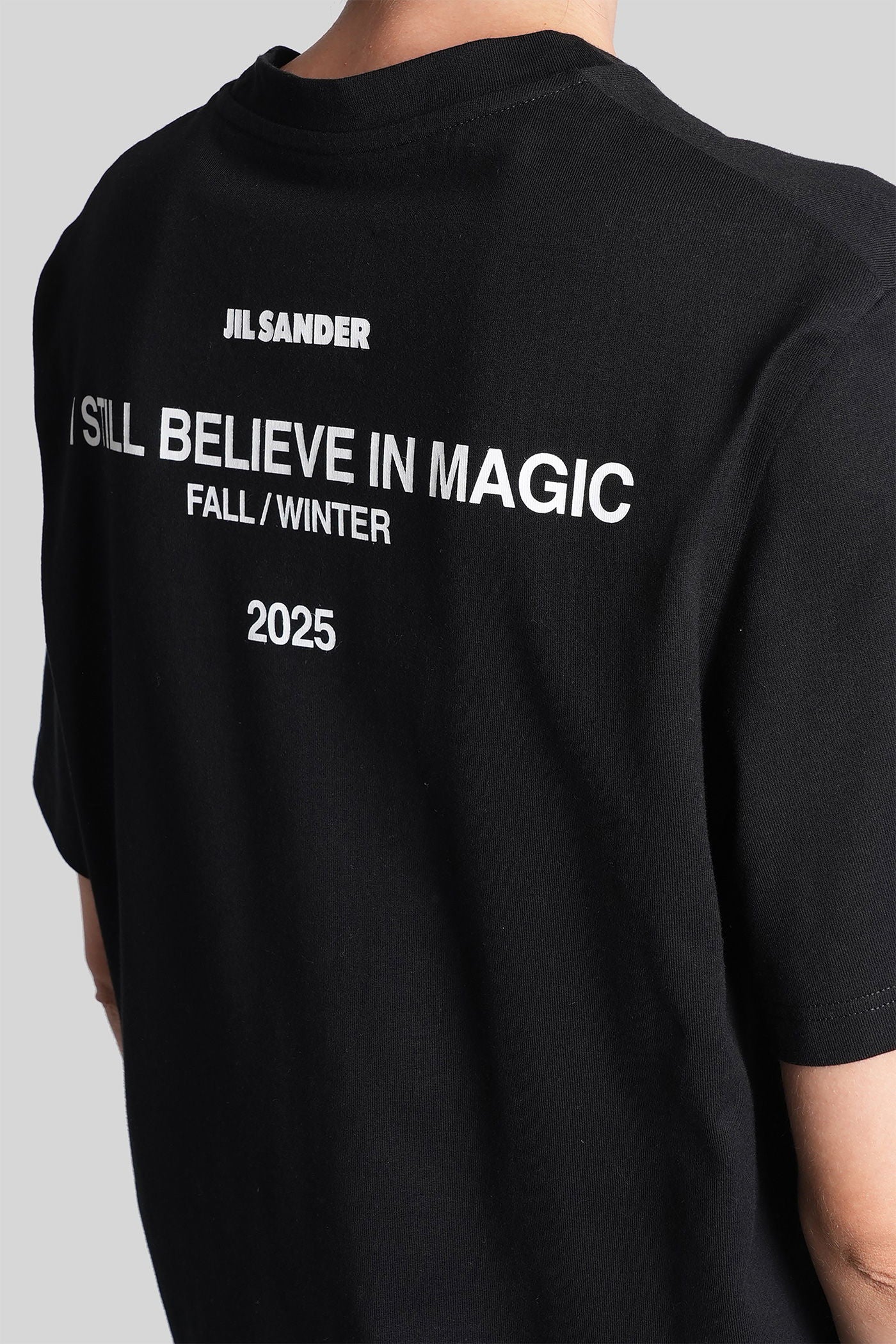 T-Shirt in black cotton - Image 5