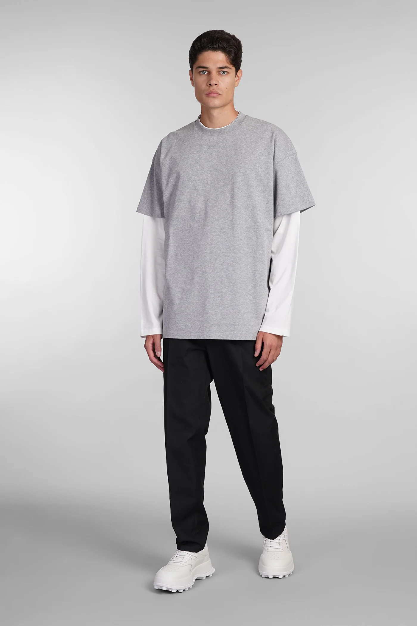 T-Shirt in grey cotton - Image 2
