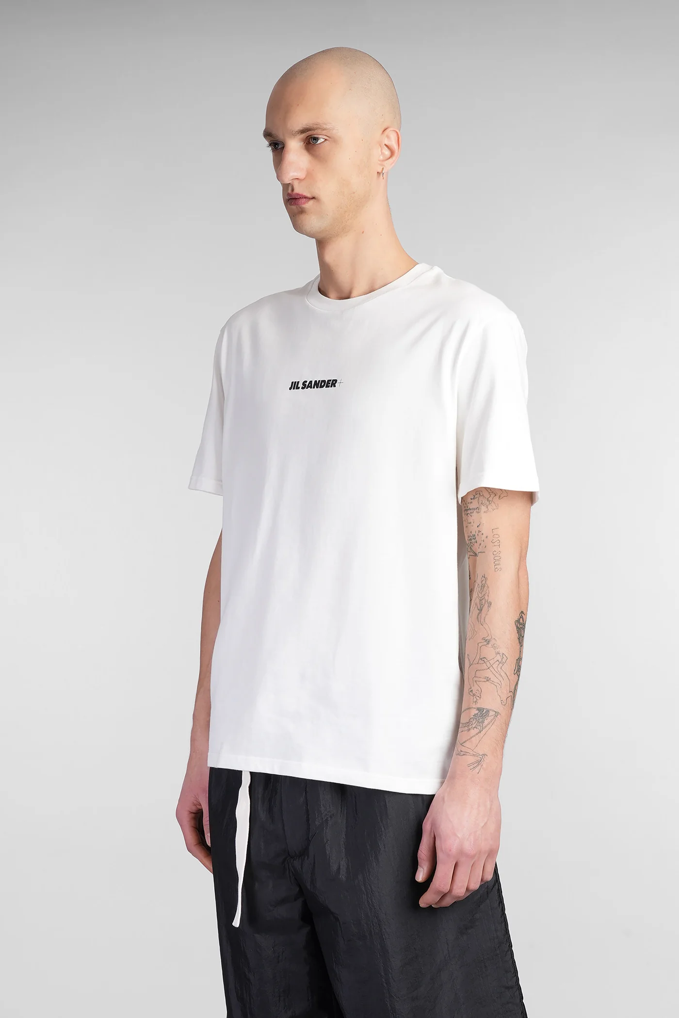 T-Shirt in white cotton - Image 4