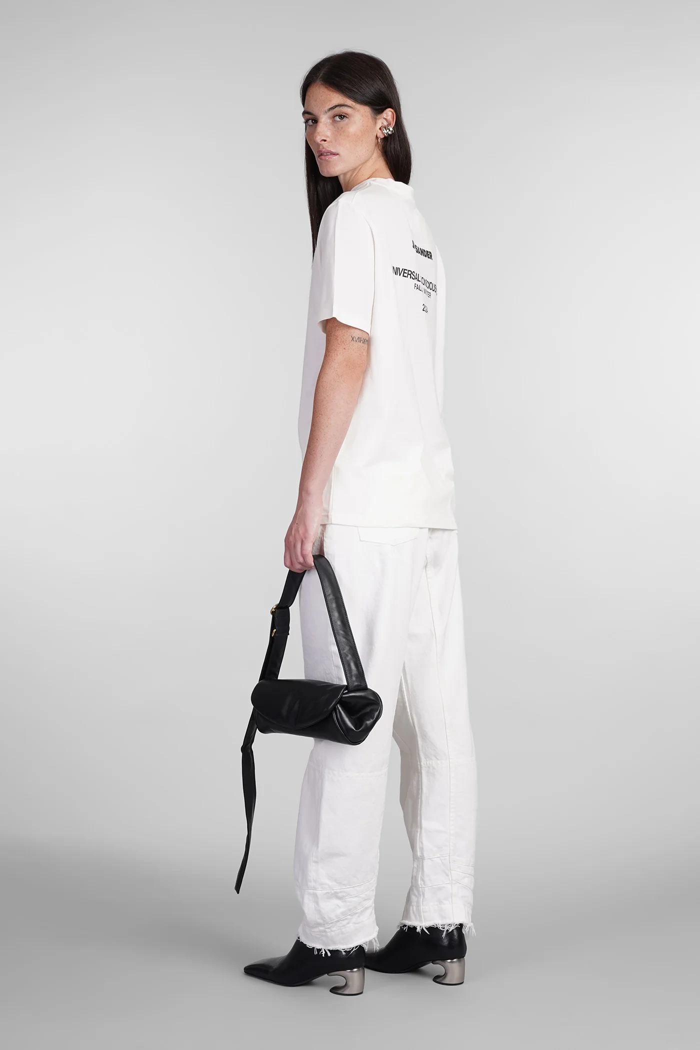 T-Shirt in white cotton - Image 2