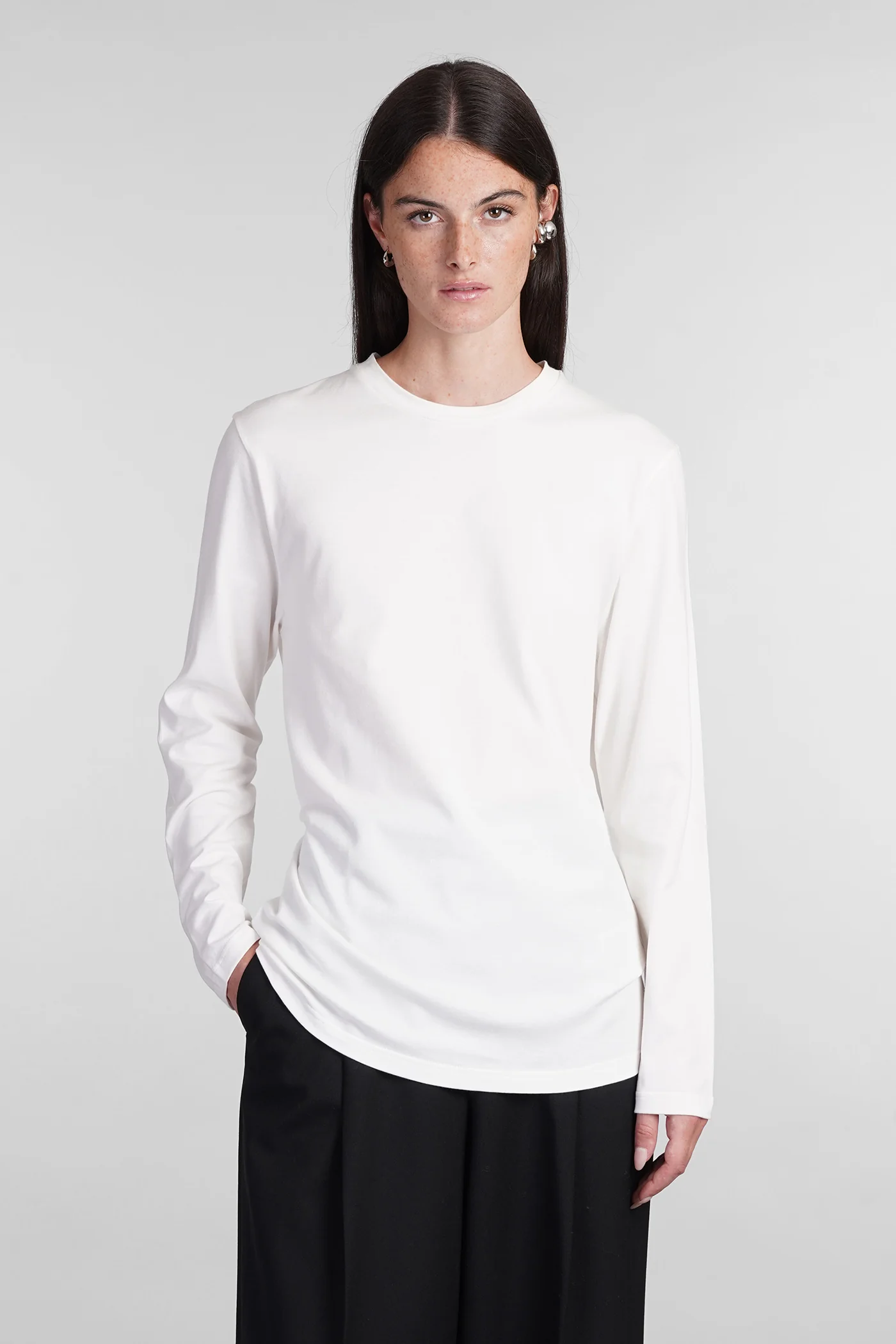 T-Shirt in white cotton