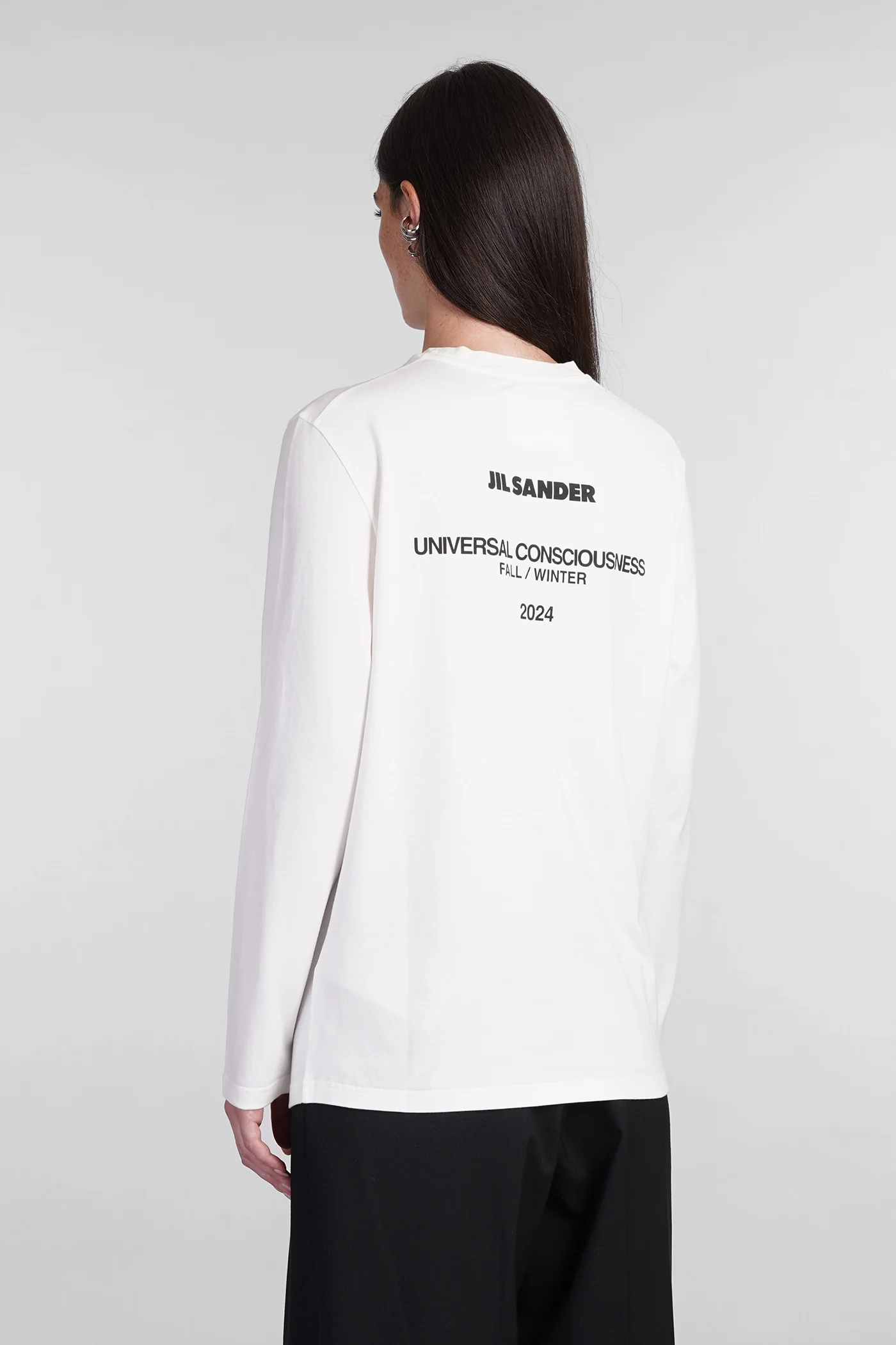 T-Shirt in white cotton - Image 3