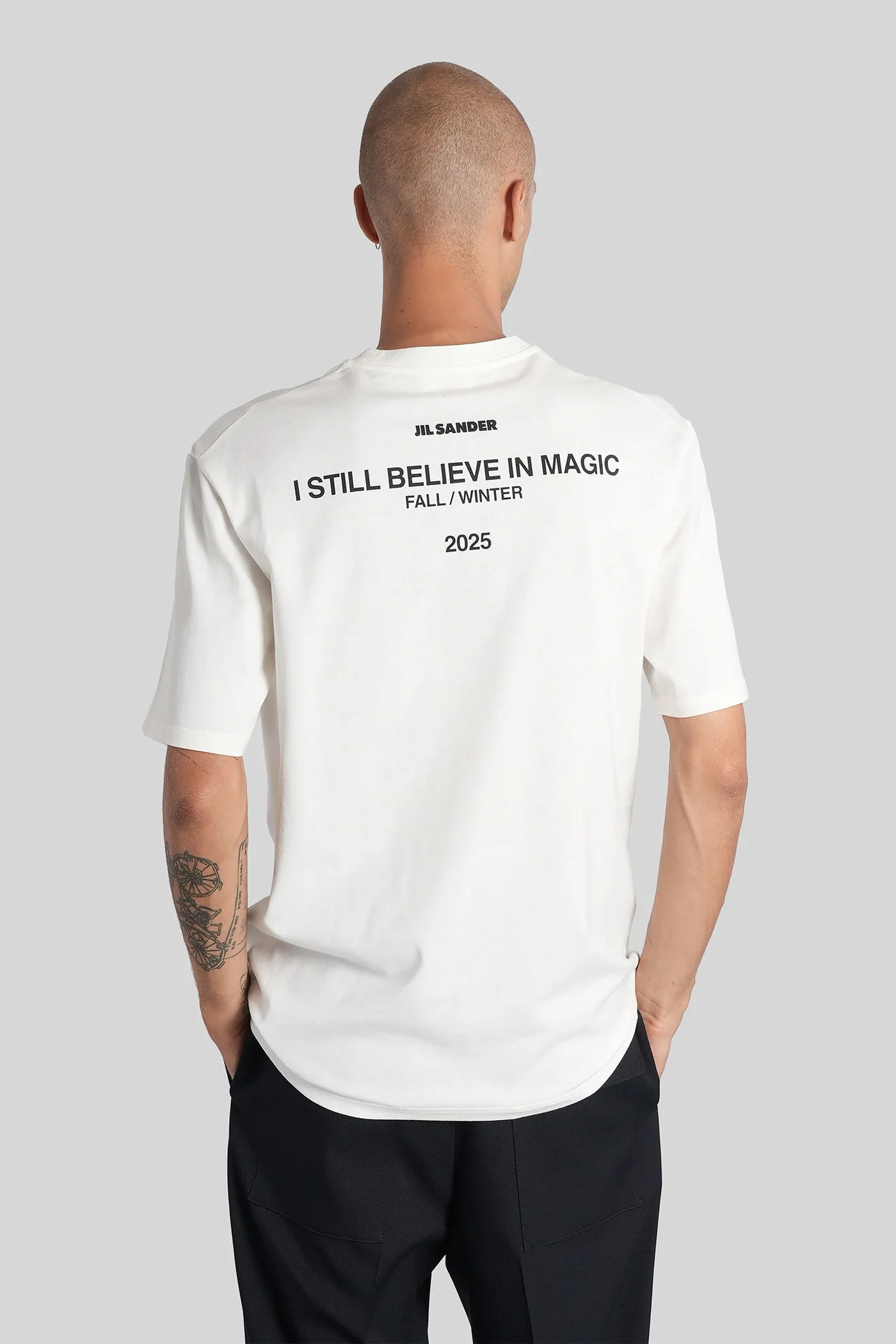 T-Shirt in white cotton