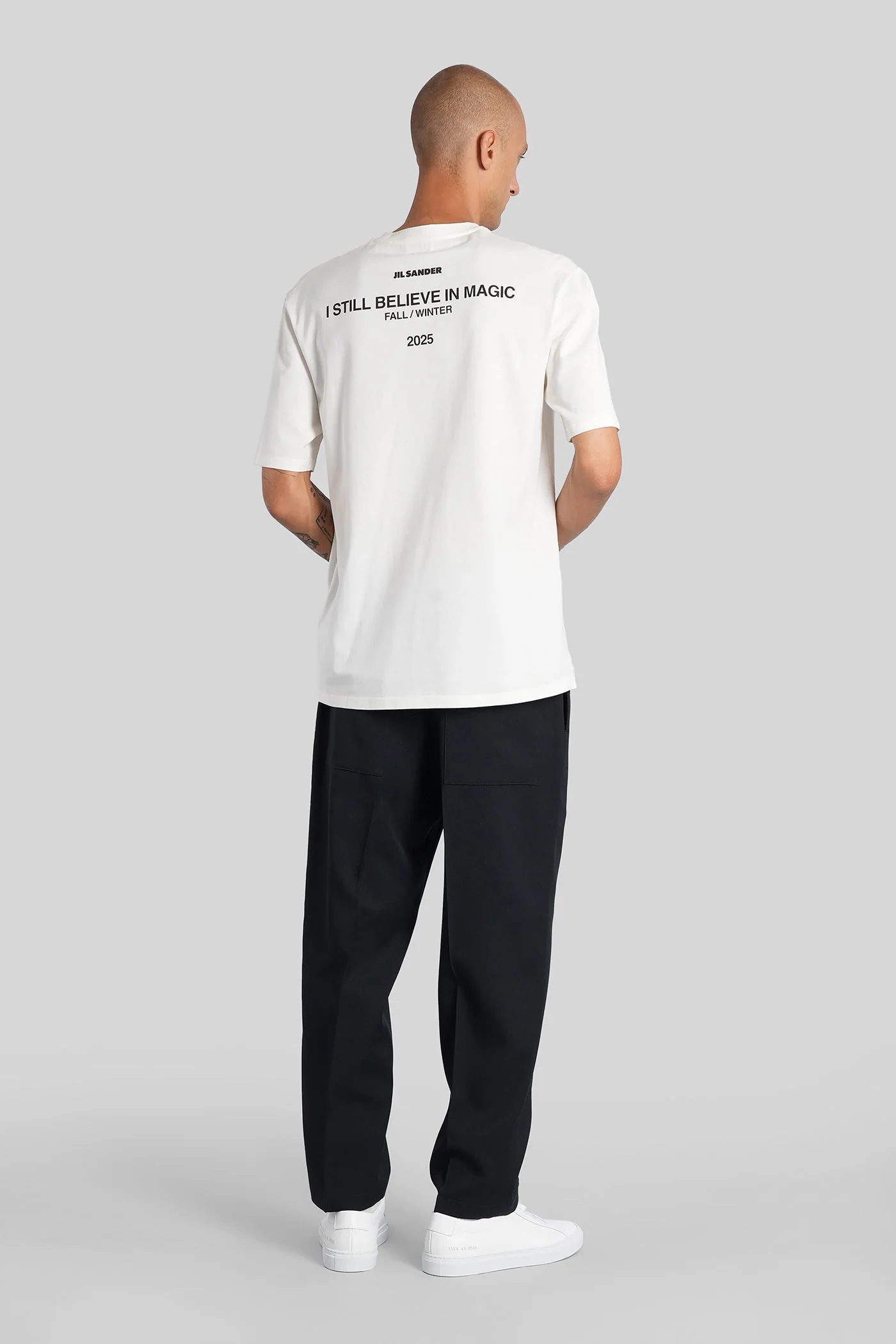 T-Shirt in white cotton - Image 2