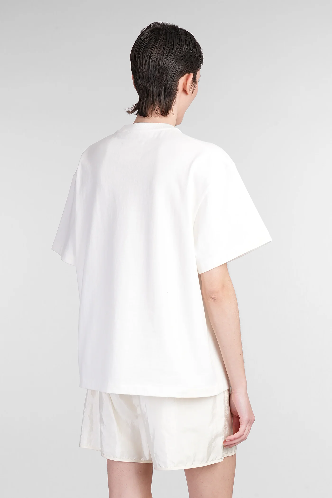 T-Shirt in white cotton - Image 3