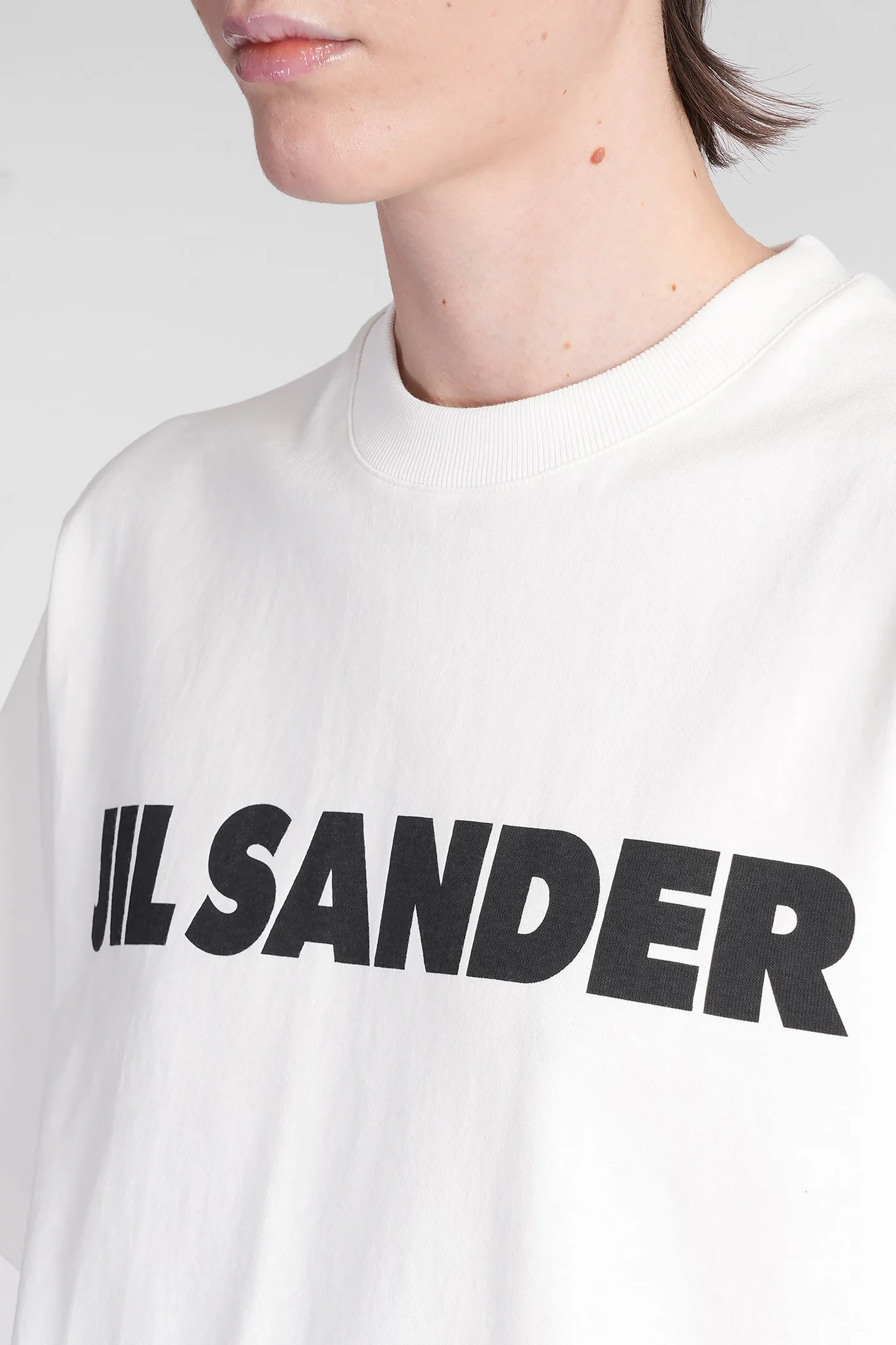 T-Shirt in white cotton - Image 5