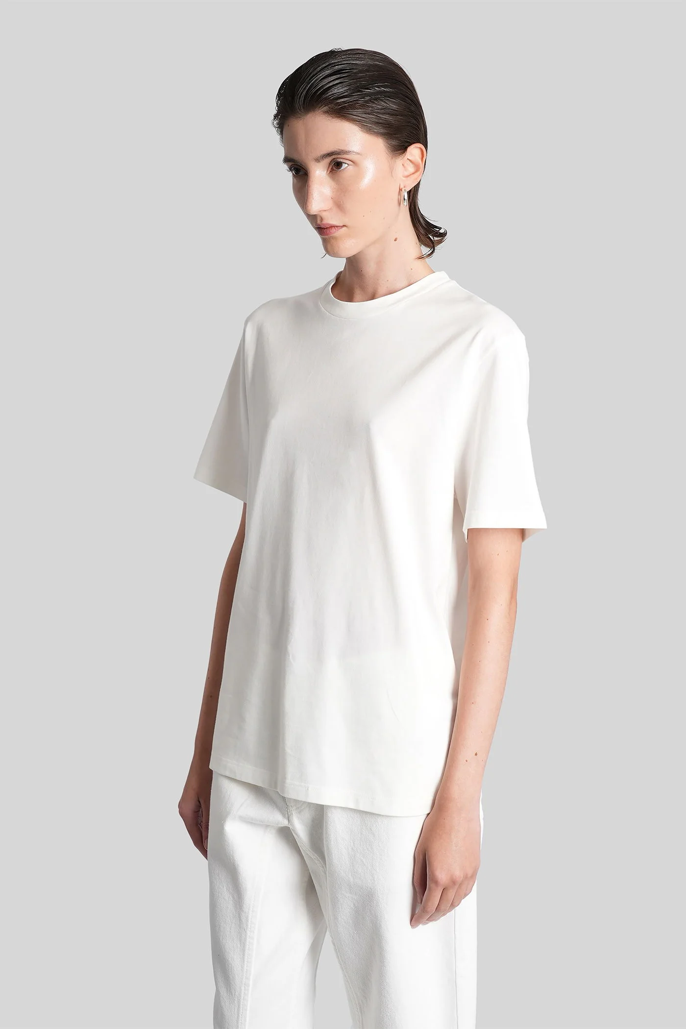 T-Shirt in white cotton - Image 4