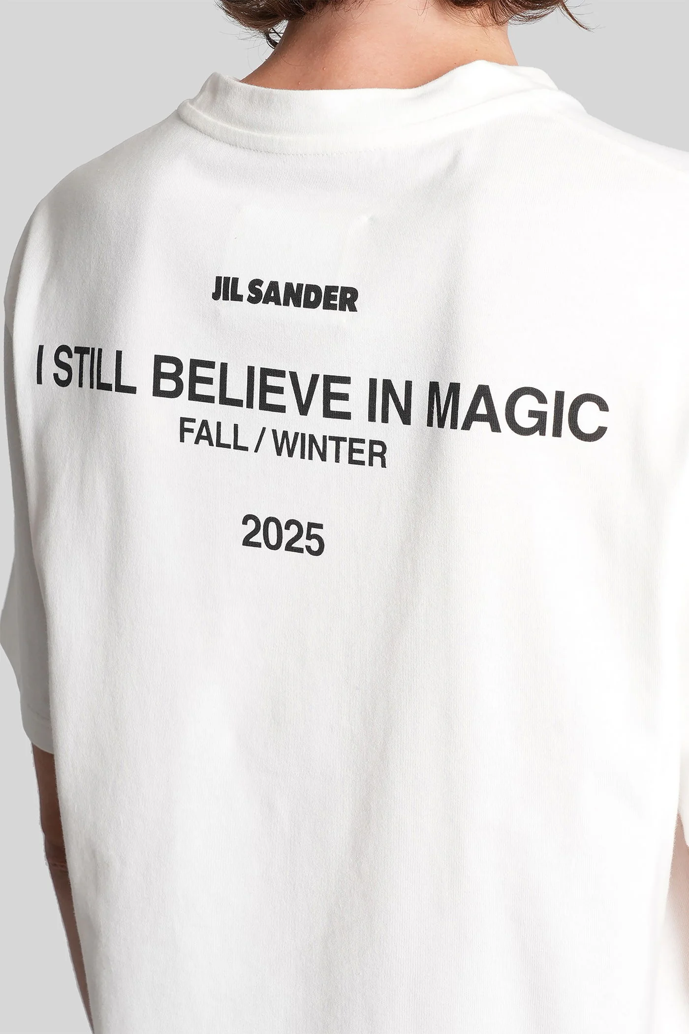 T-Shirt in white cotton - Image 5