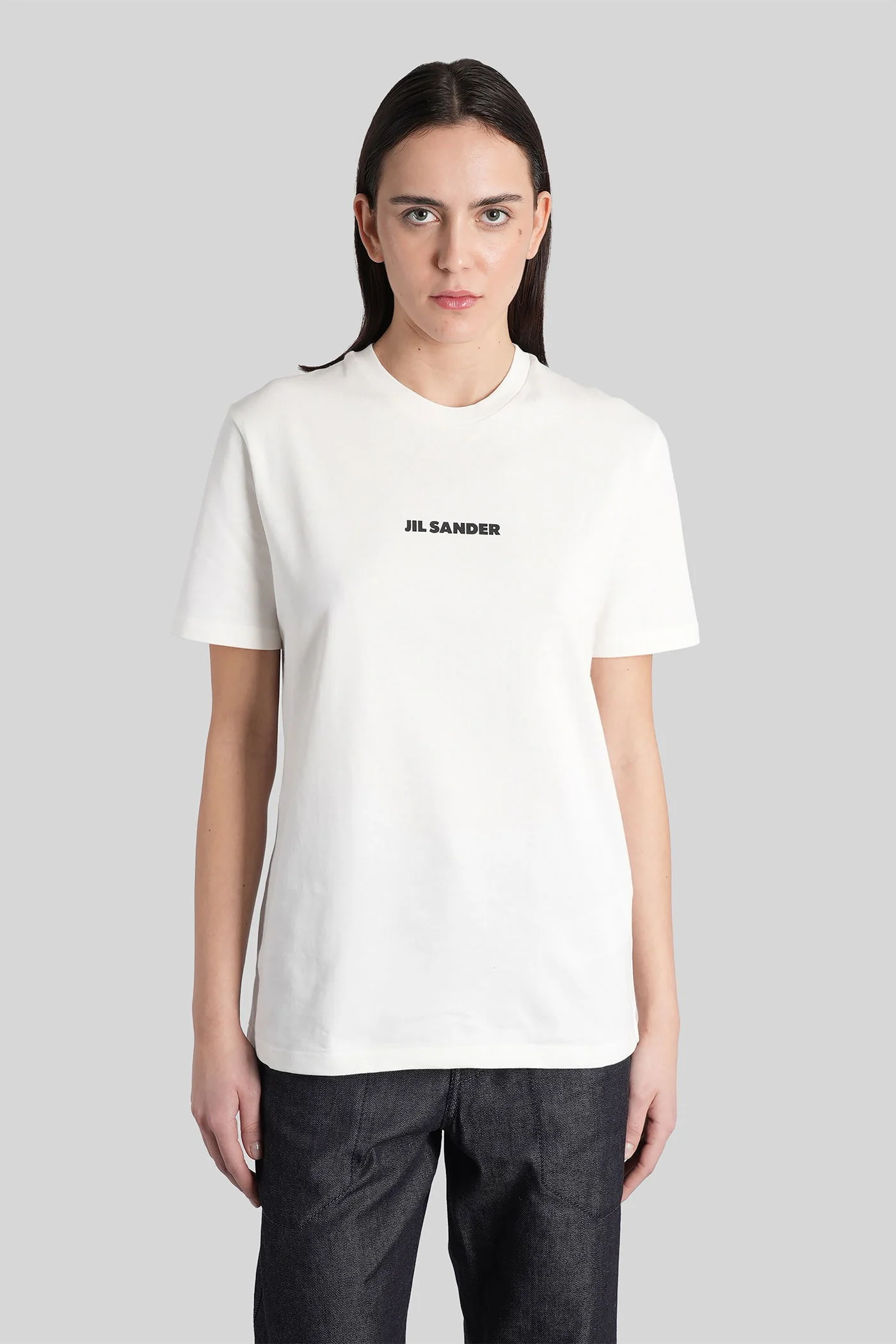 T-Shirt in white cotton