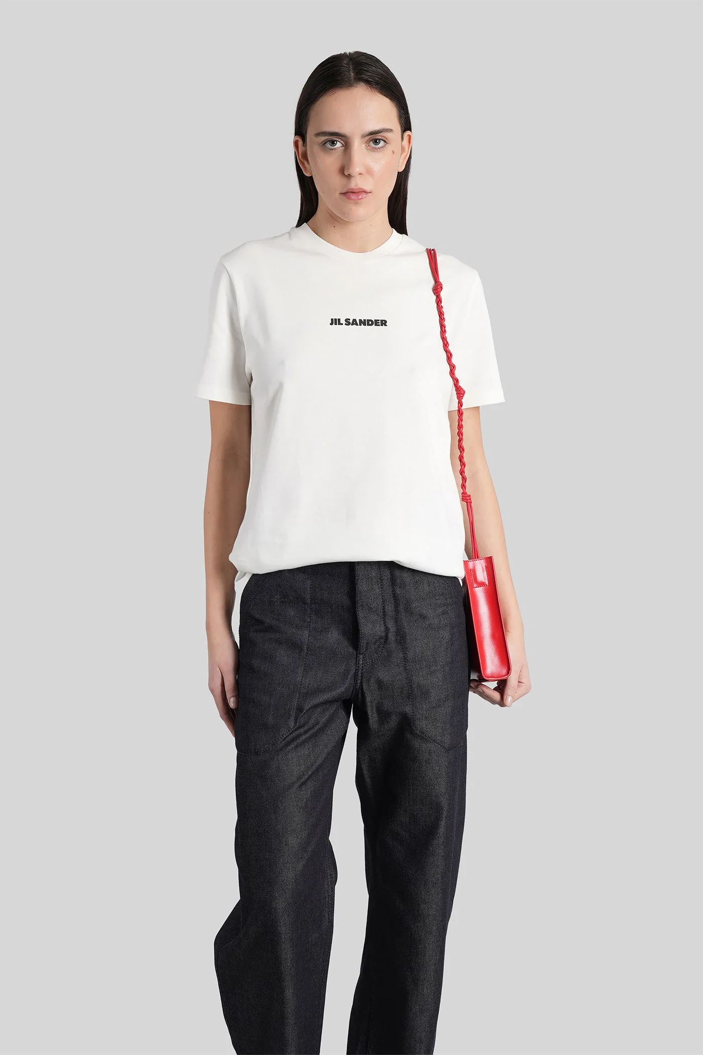 T-Shirt in white cotton - Image 2