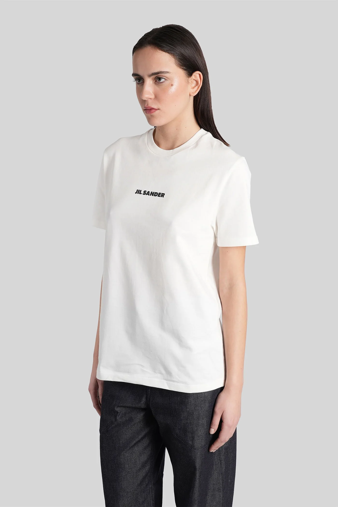 T-Shirt in white cotton - Image 4