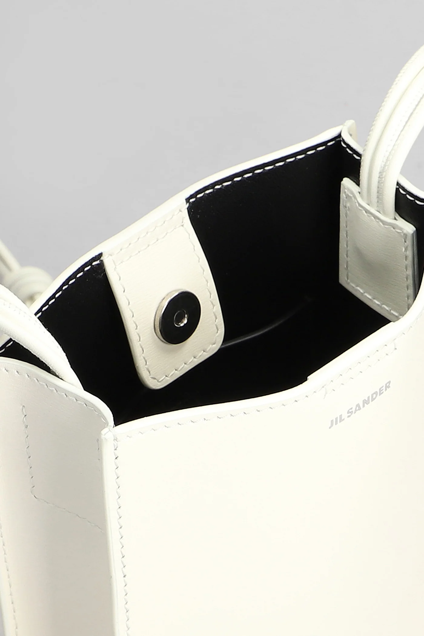 Tangle Shoulder bag in beige leather - Image 4