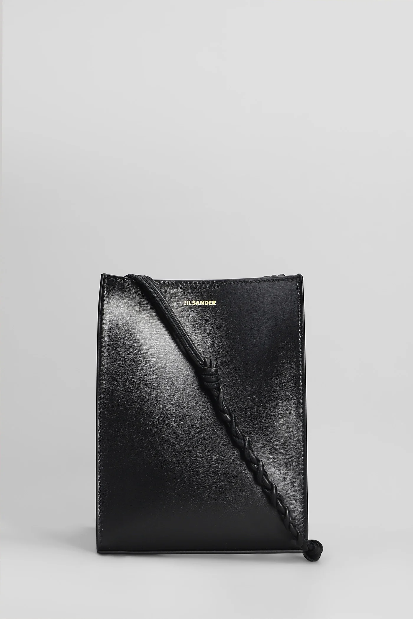 Tangle Shoulder bag in black leather