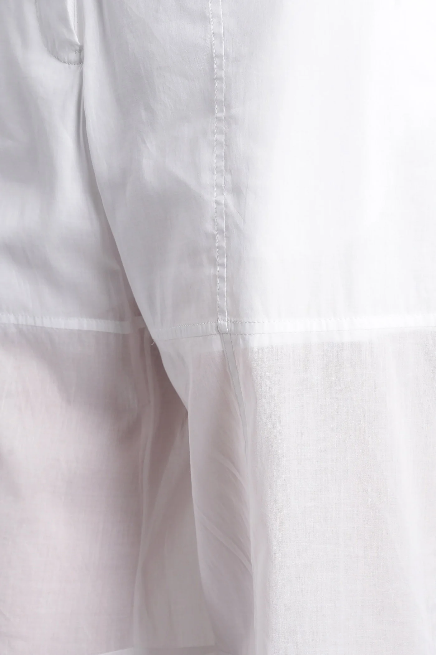 Trousers 126 Pants in white cotton - Image 5