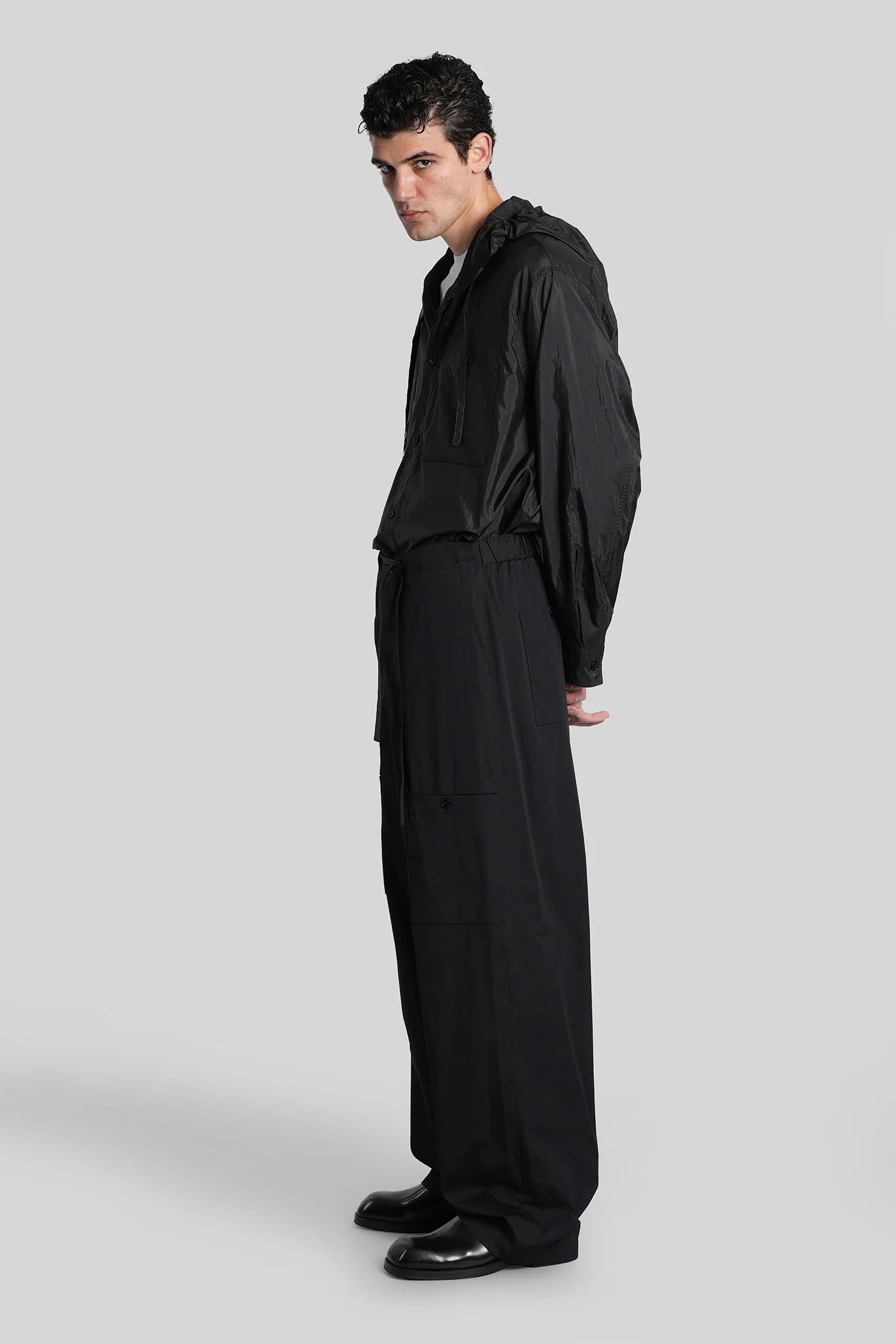 Trousers 295 Pants in black cotton - Image 7