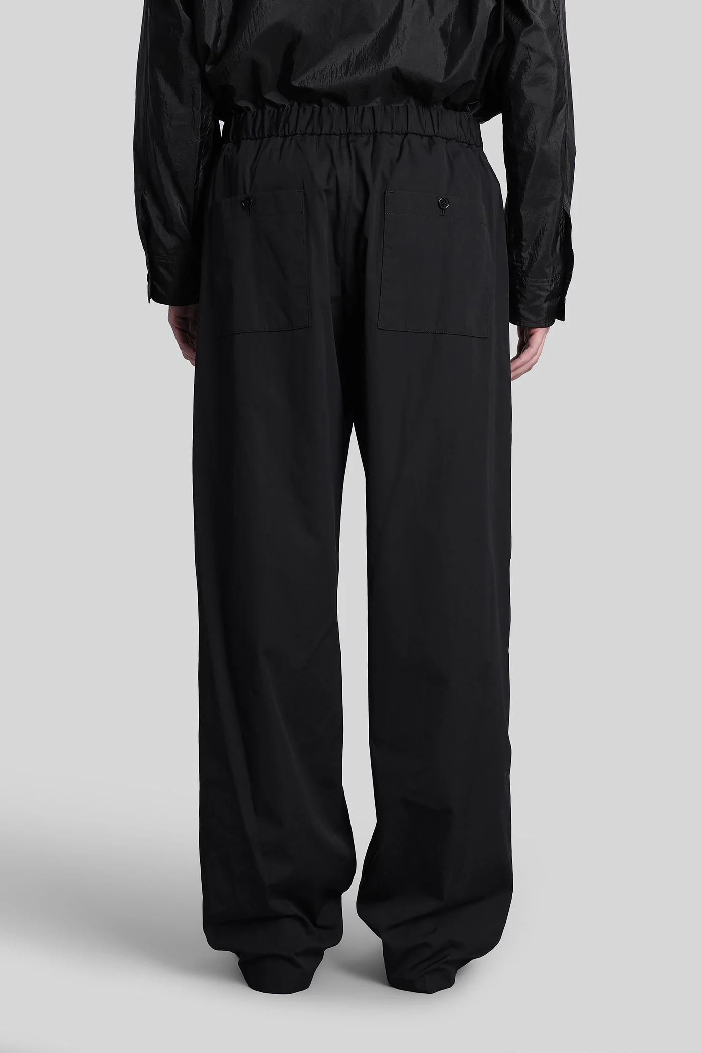 Trousers 295 Pants in black cotton - Image 8