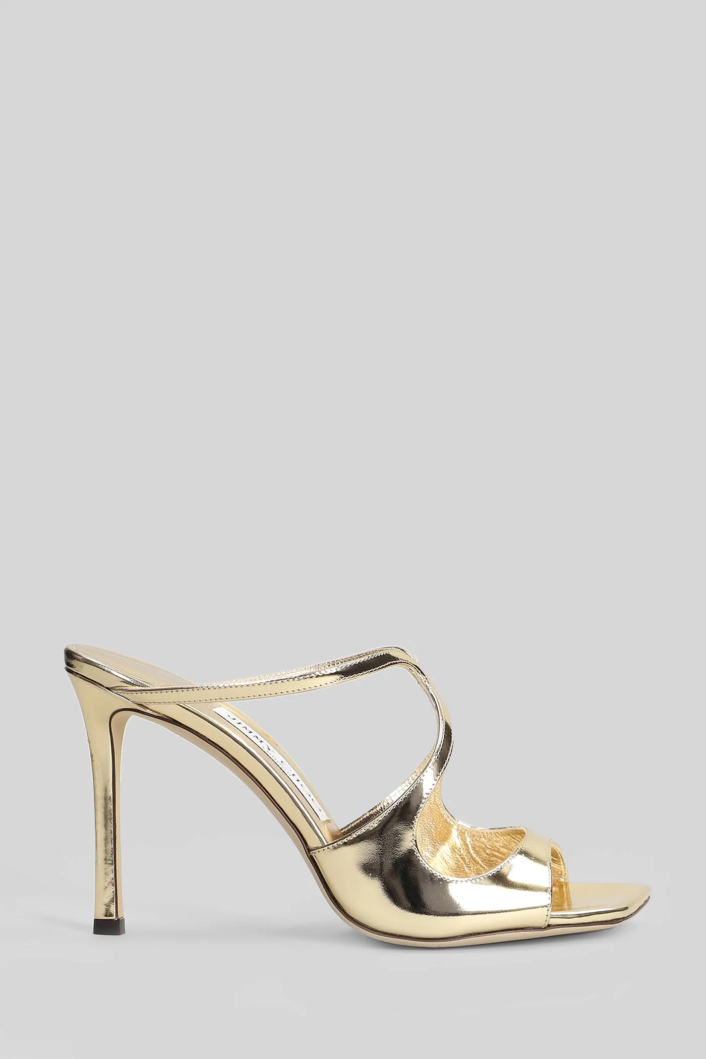 Anise 95 Sandals in gold leather