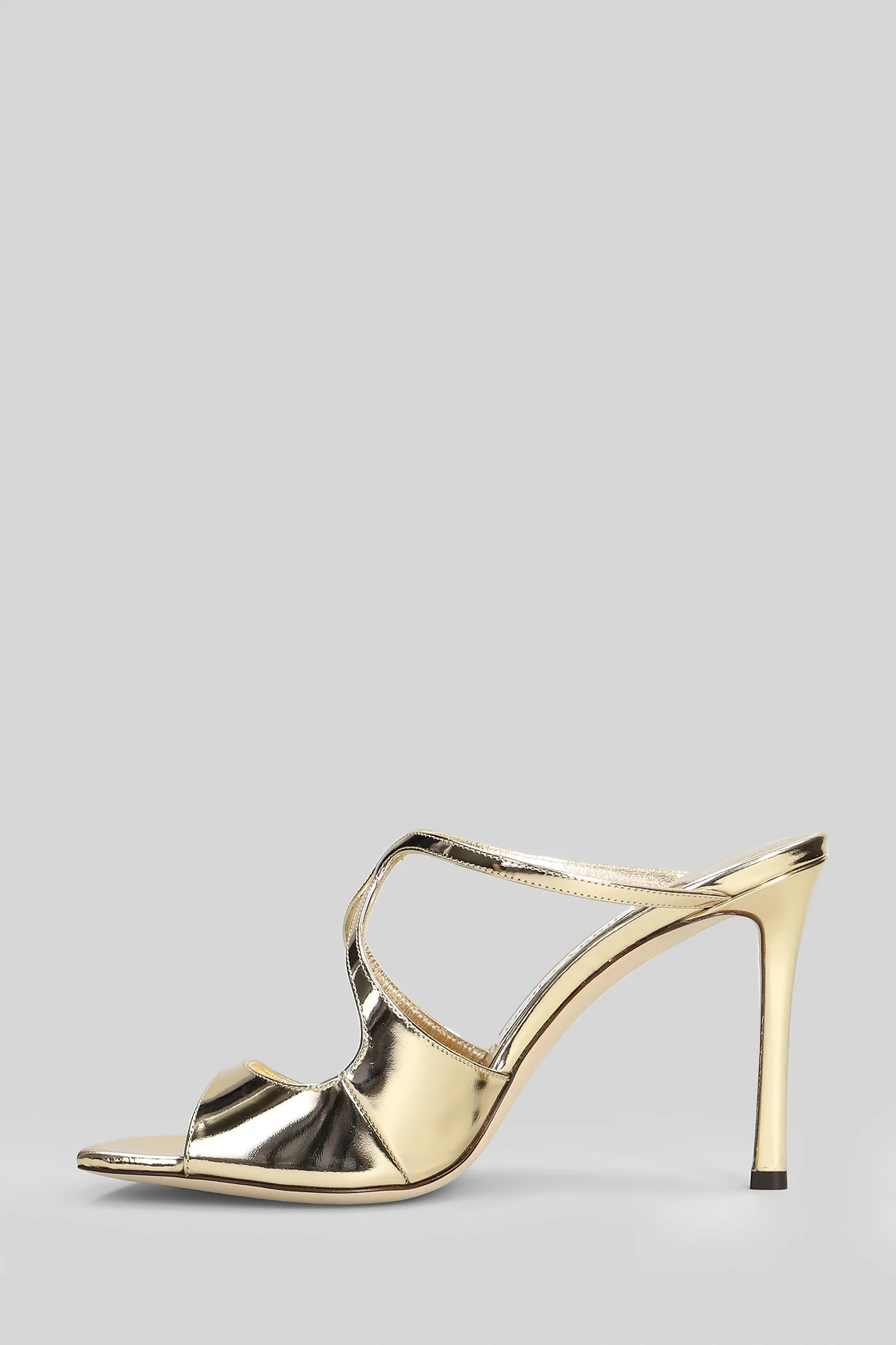 Anise 95 Sandals in gold leather - Image 3