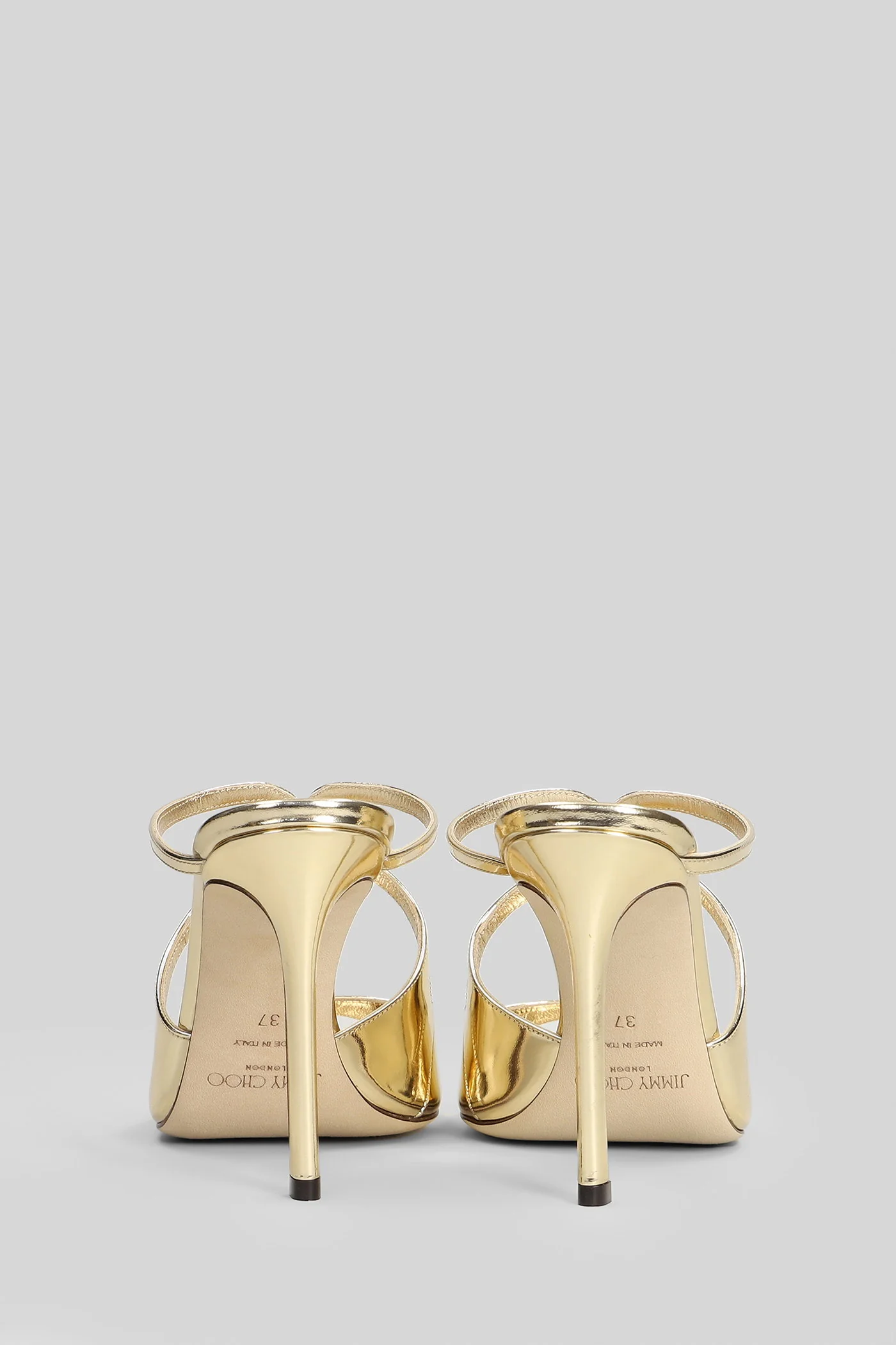 Anise 95 Sandals in gold leather - Image 4