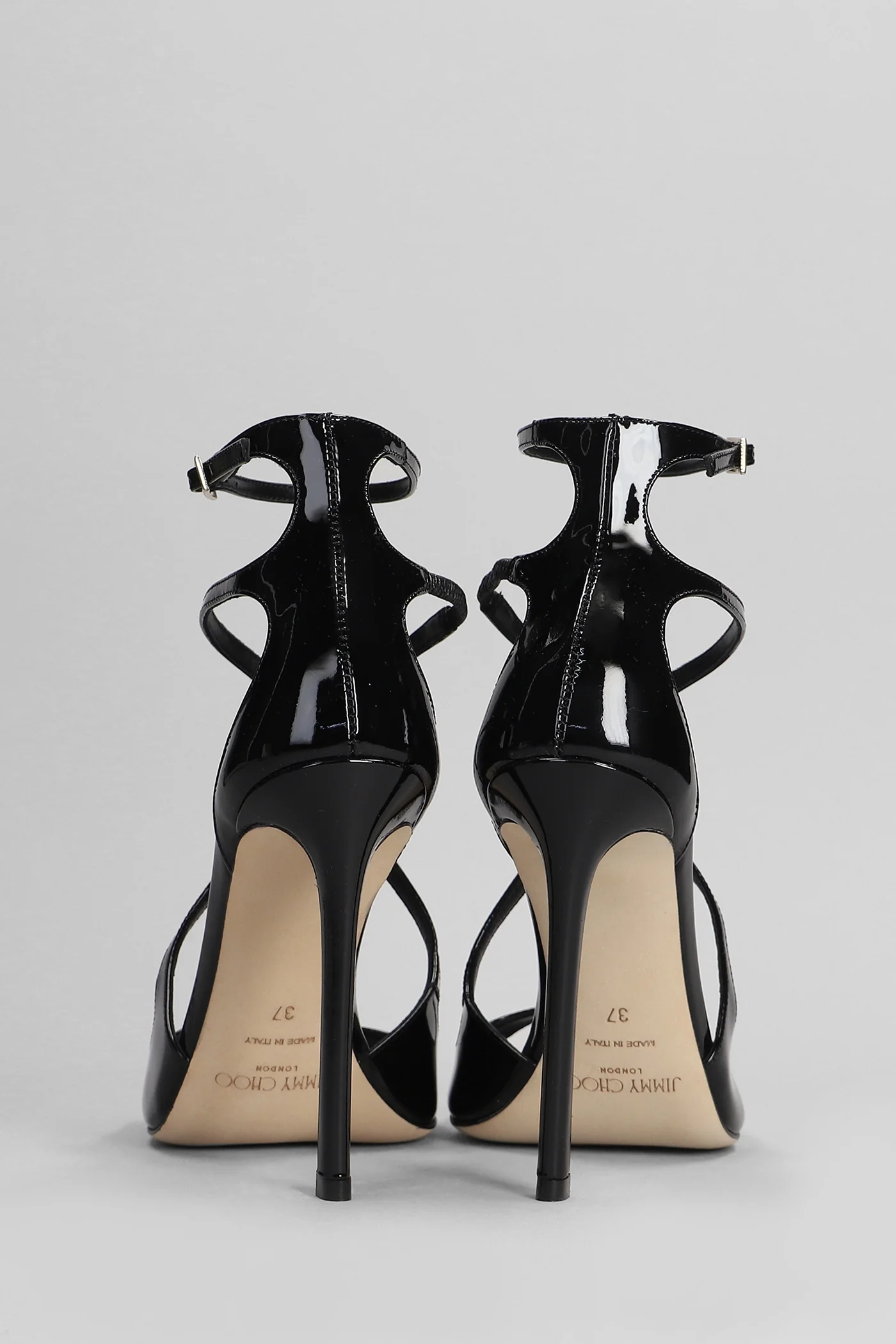 Azia 110 Sandals in black patent leather - Image 3