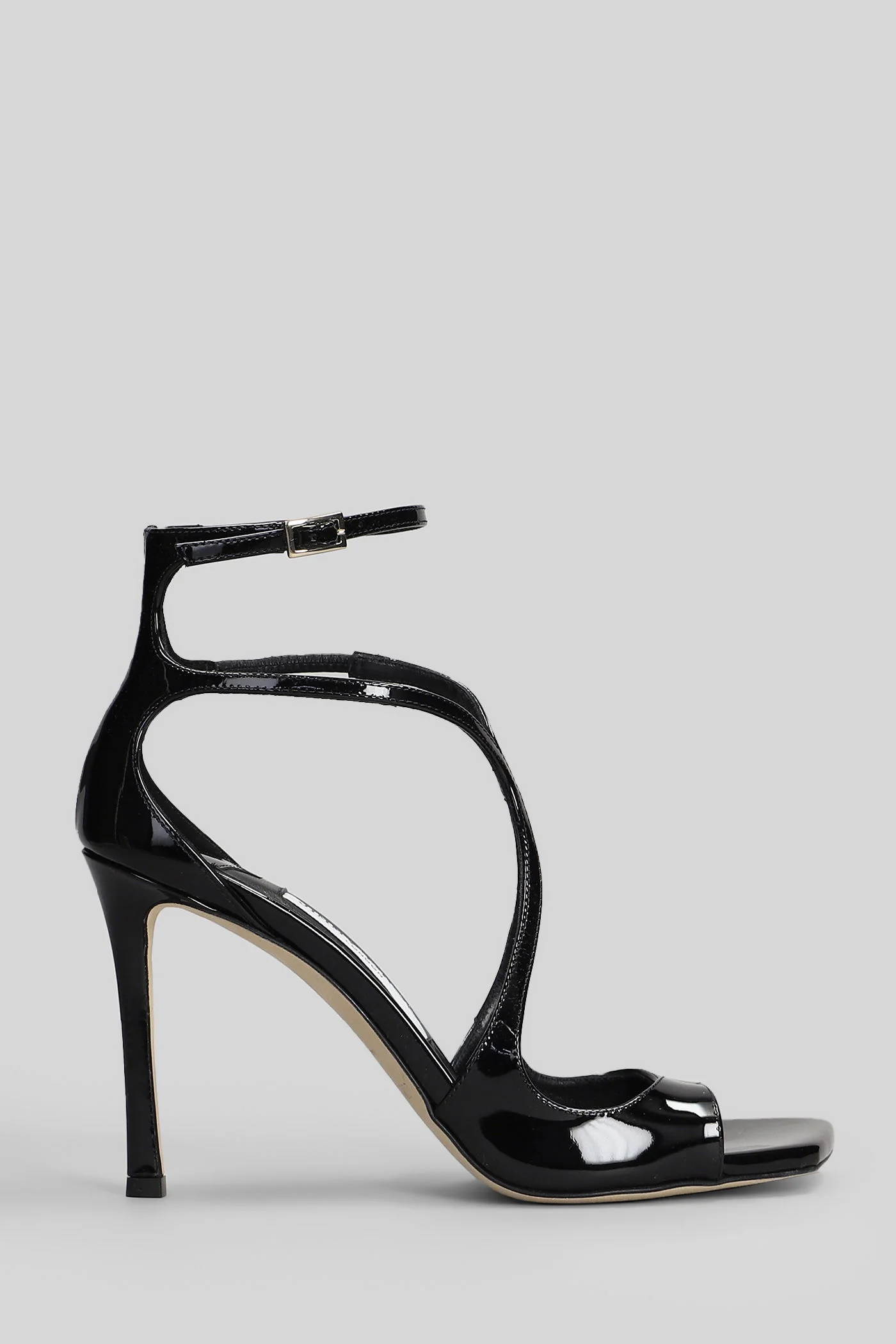 Azia 95 Sandals in black patent leather