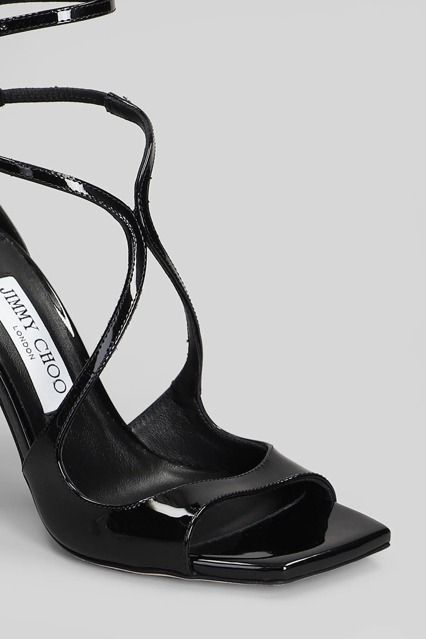 Azia 95 Sandals in black patent leather - Image 5