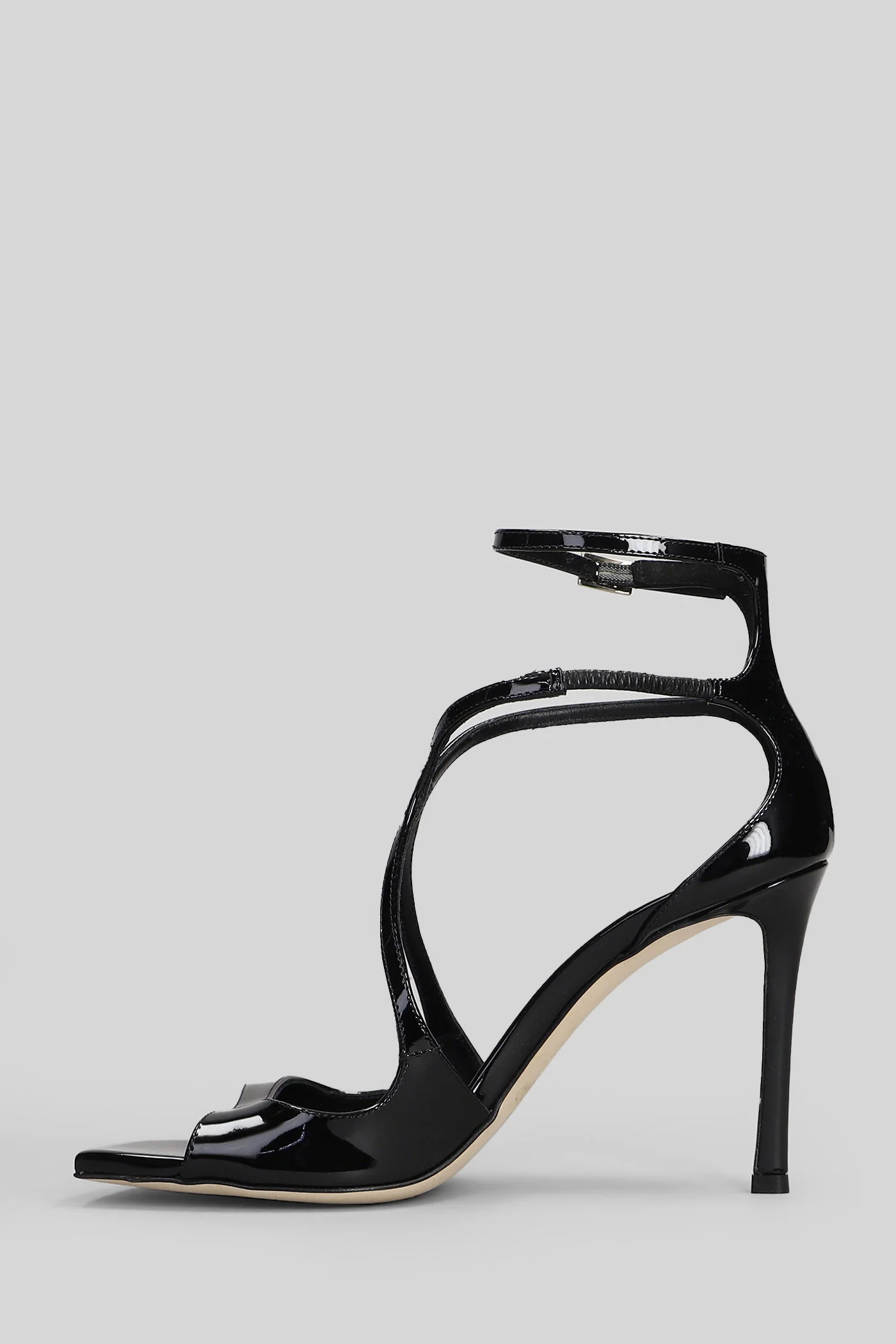 Azia 95 Sandals in black patent leather - Image 3