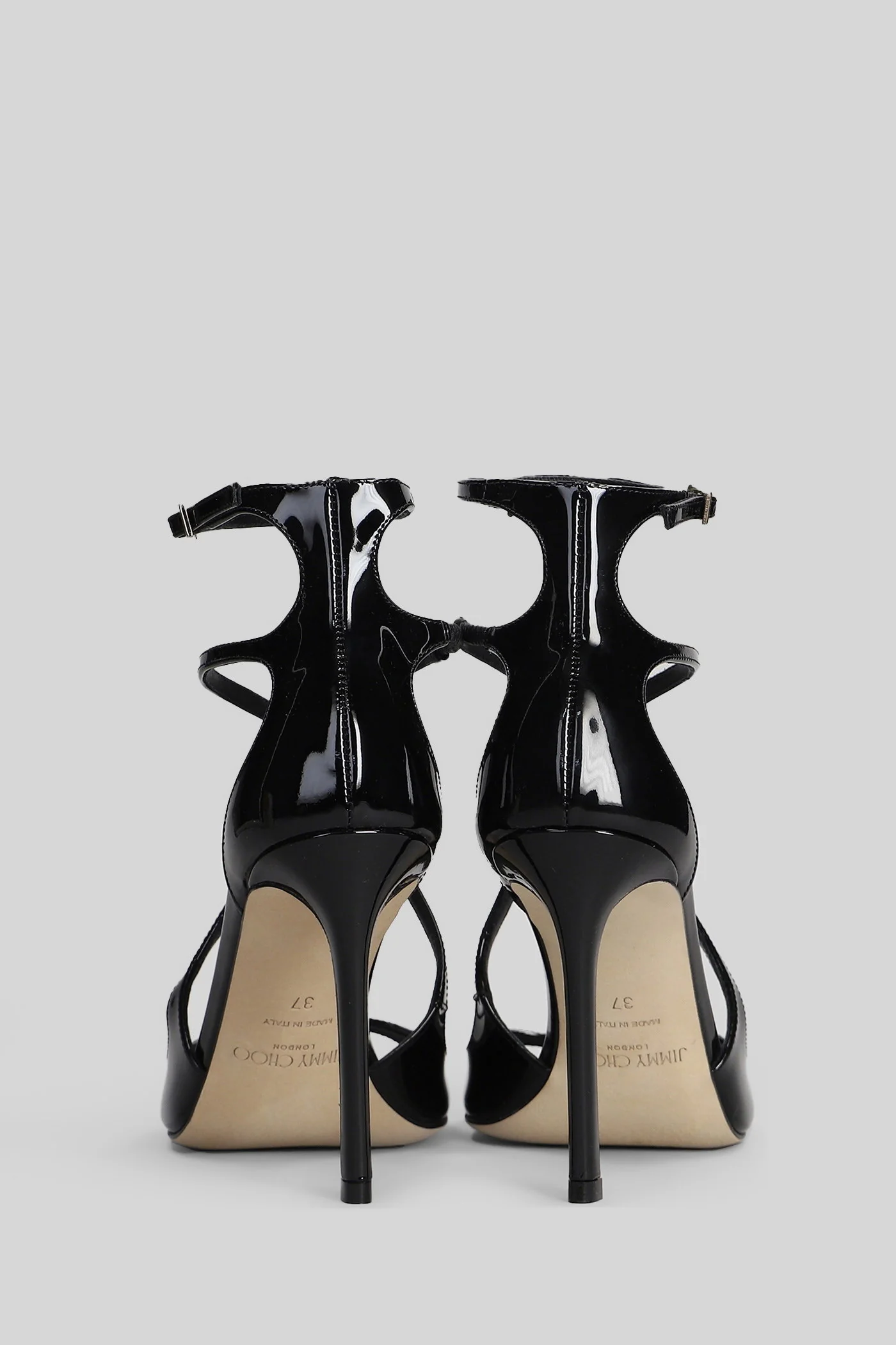 Azia 95 Sandals in black patent leather - Image 4