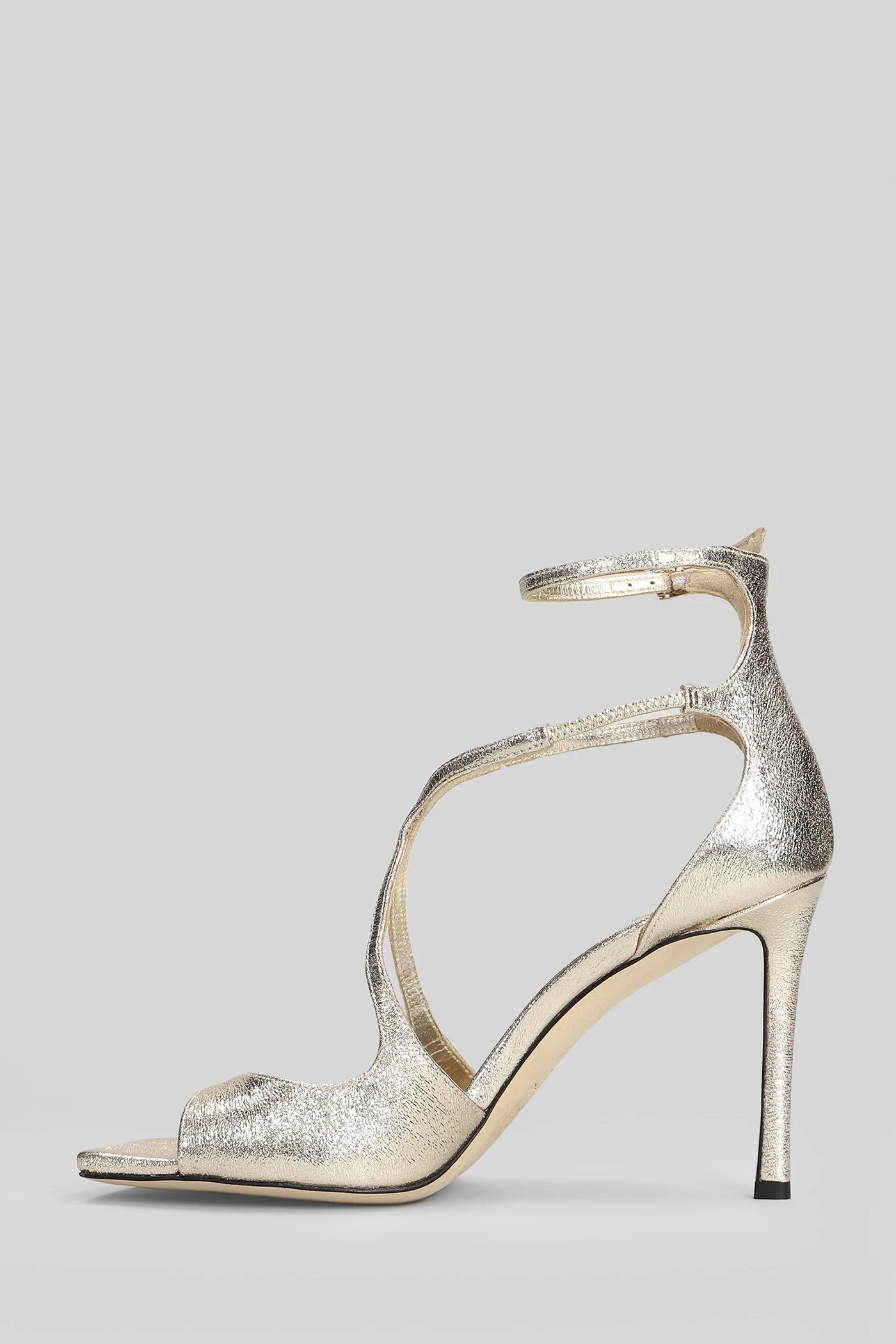 Azia 95 Sandals in platinum cotton - Image 3