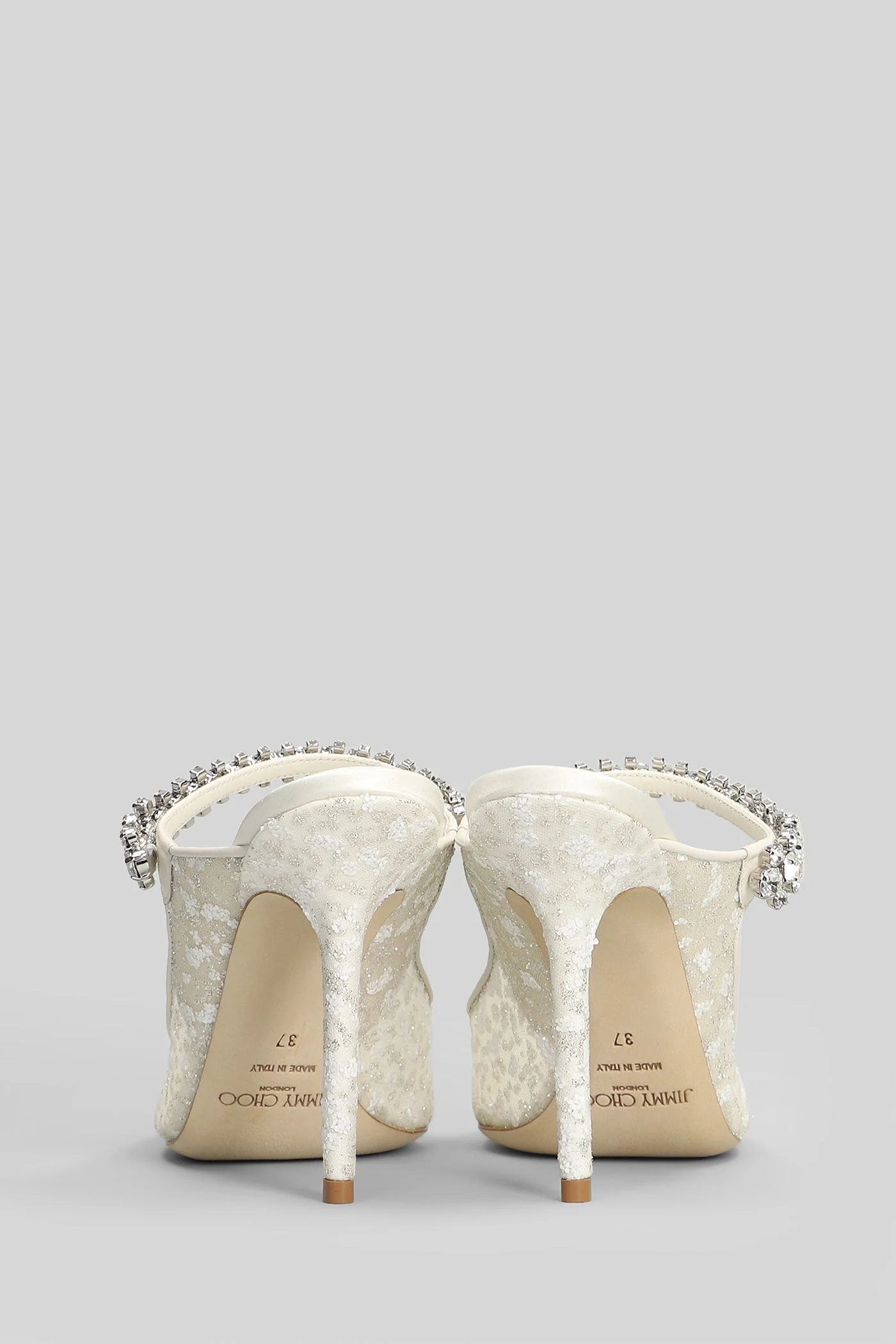 Bing 100 Pumps in white tulle - Image 4