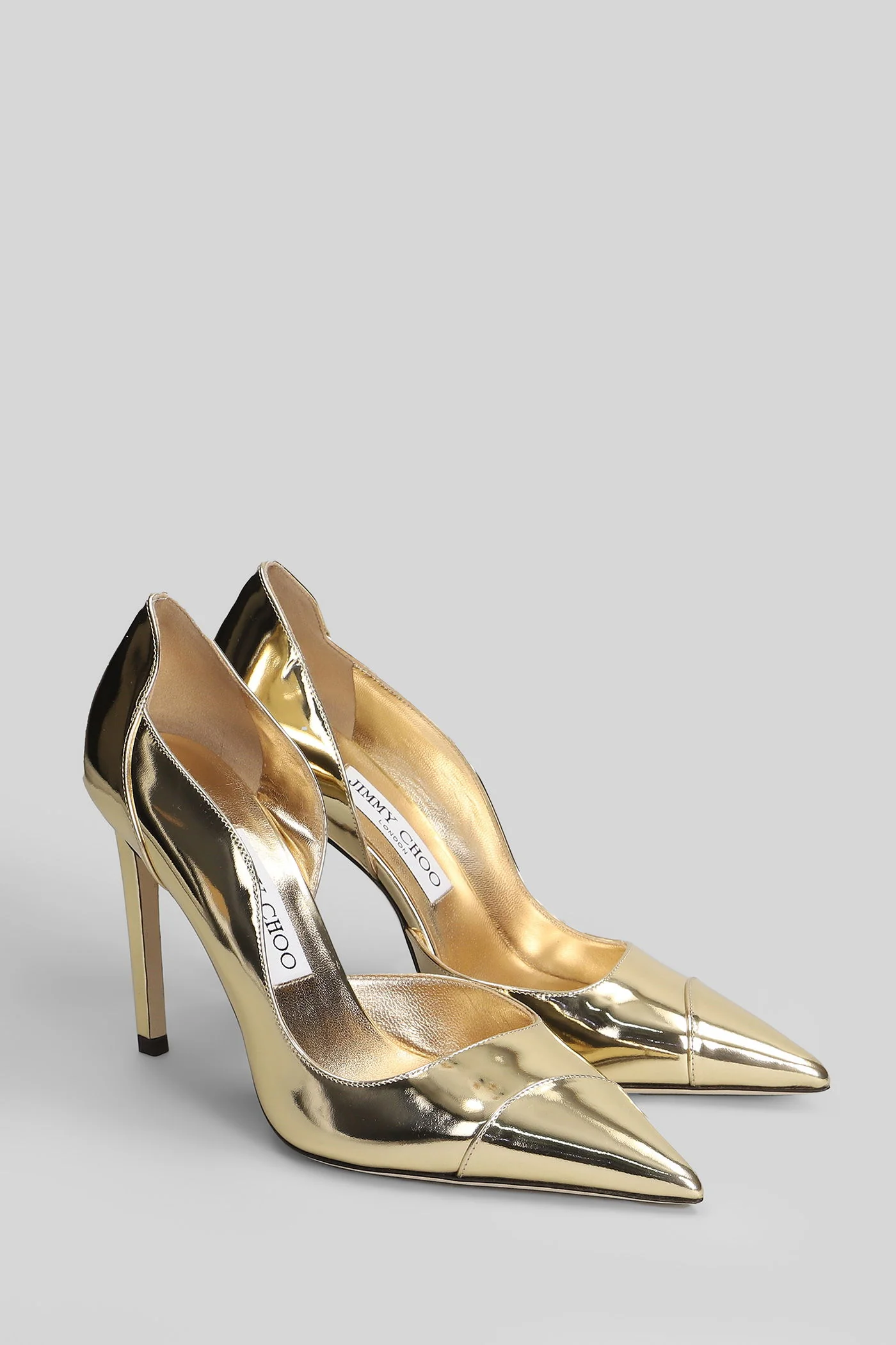 Brigitte 100 Pumps in gold leather - Image 2
