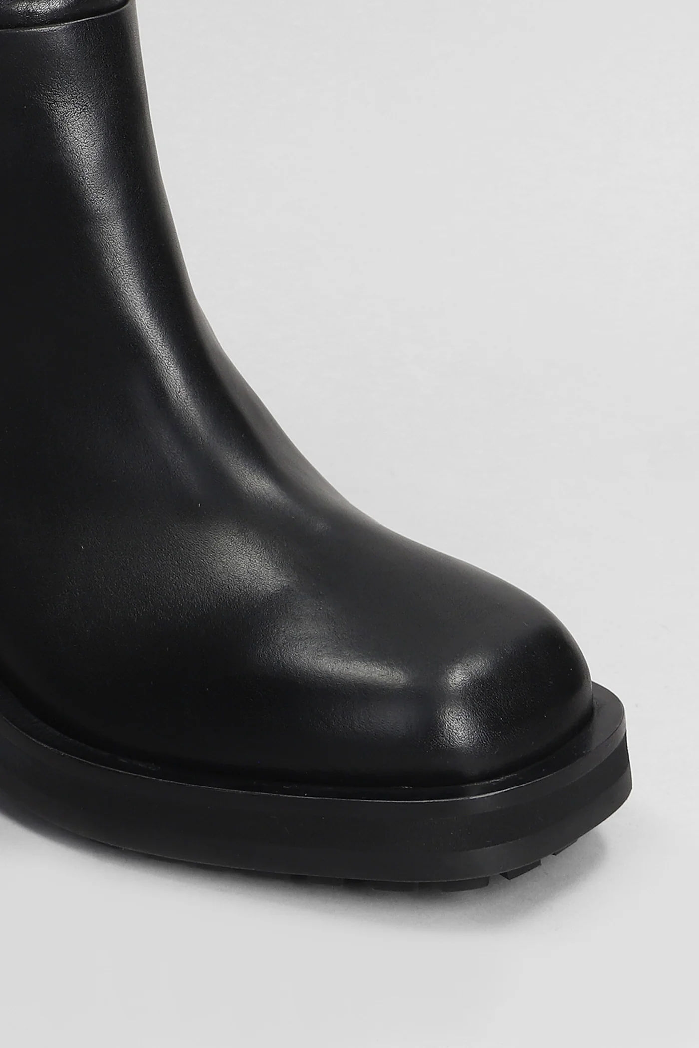 Brooklyn ab 50 low heels Ankle boots in black leather - Image 5