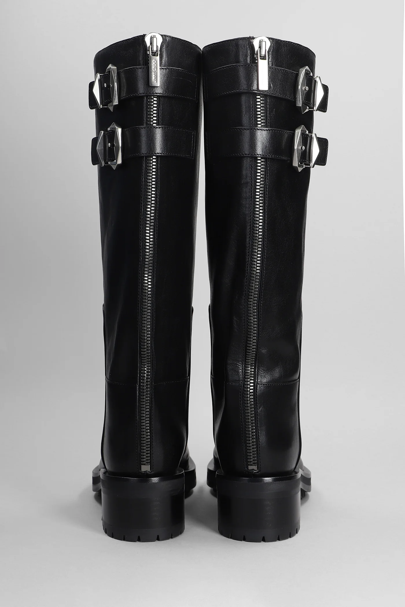 Brooklyn kb 50 High heels boots in black leather - Image 4