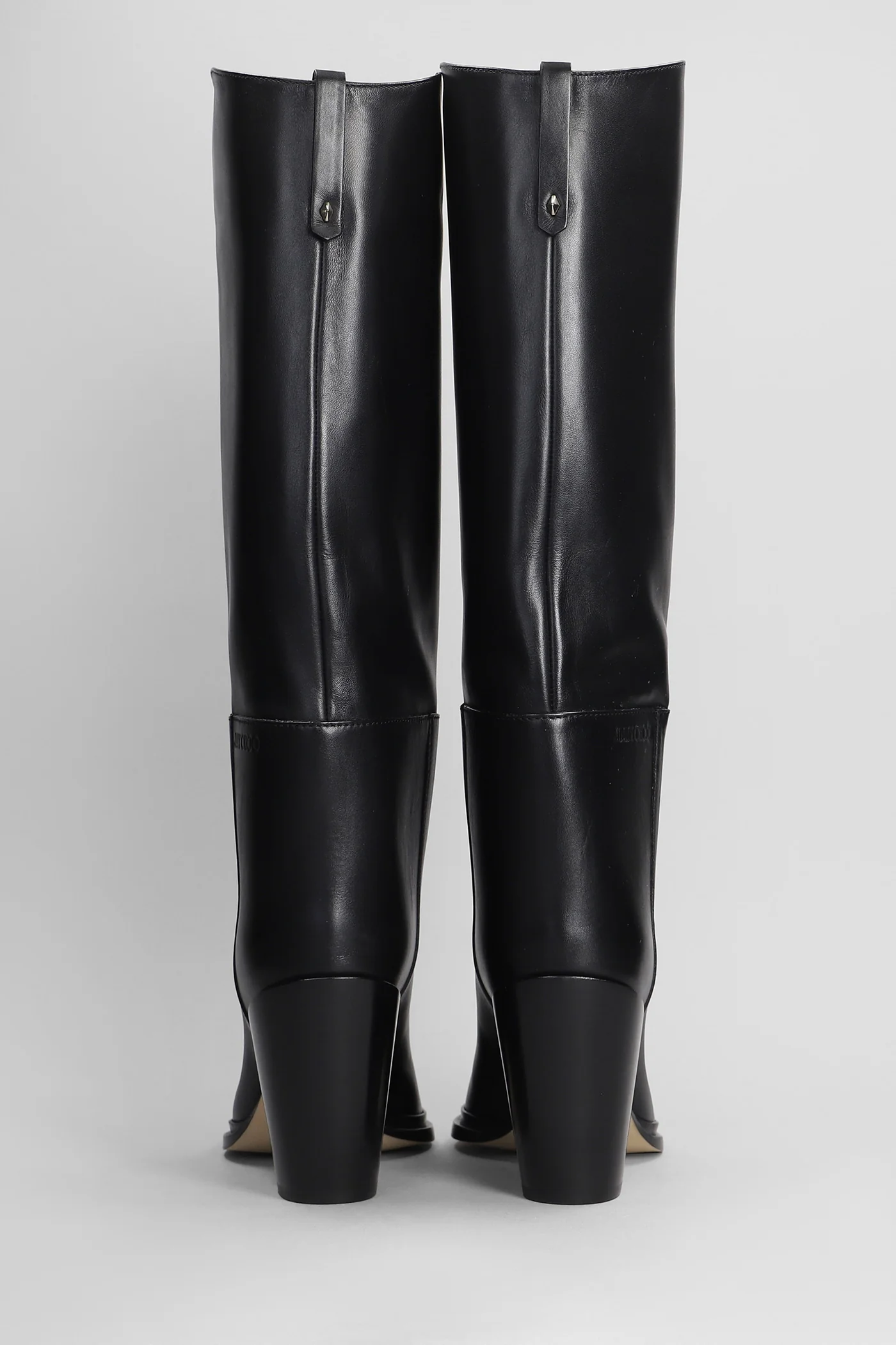Cece 80 High heels boots in black leather - Image 4