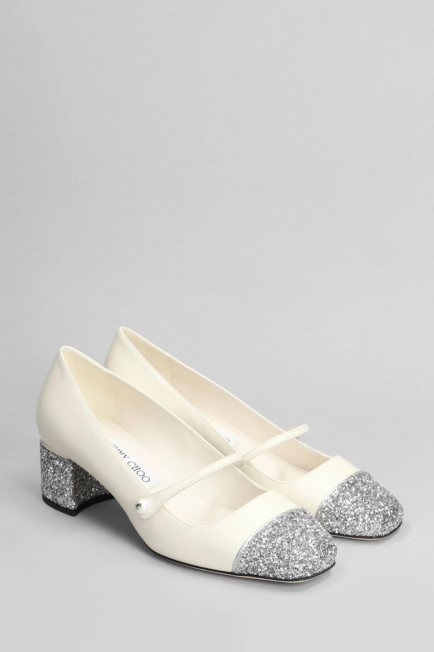 Elisa 45 Pumps in beige leather - Image 2