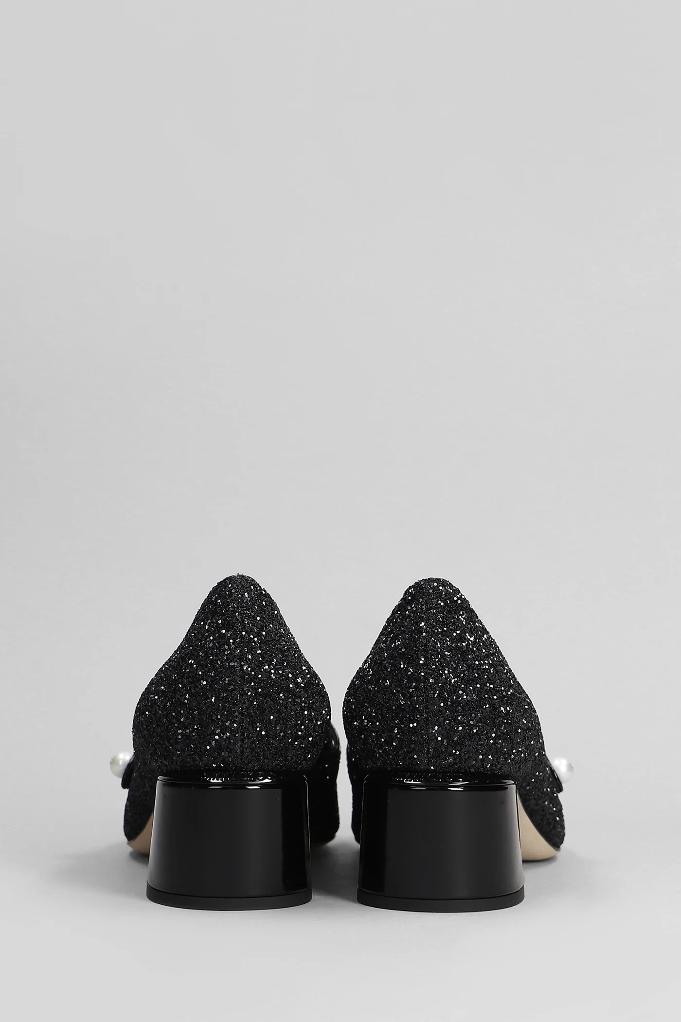 Elisa 45 Pumps in black glitter - Image 4