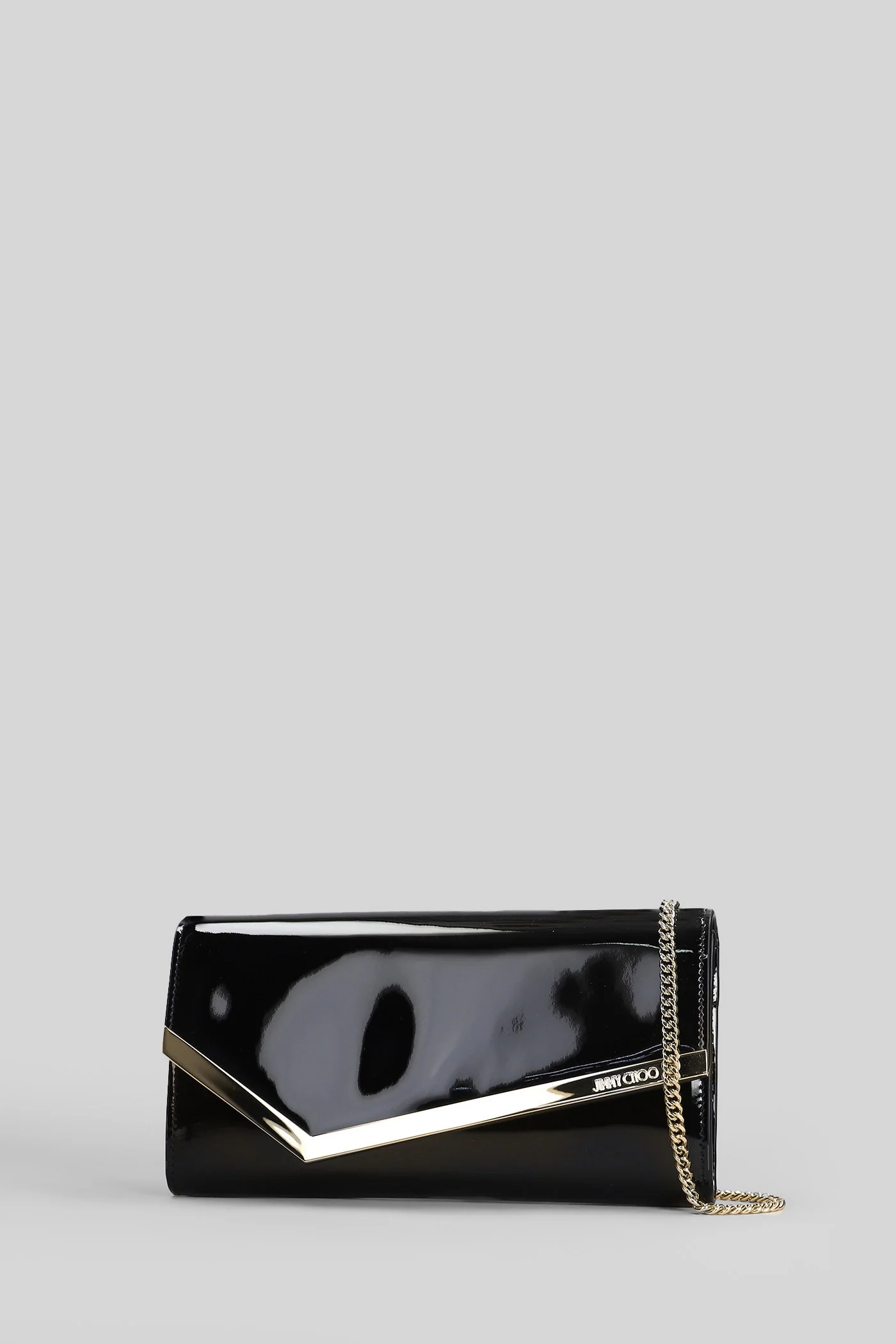 Emmie Clutch in black leather - Image 2