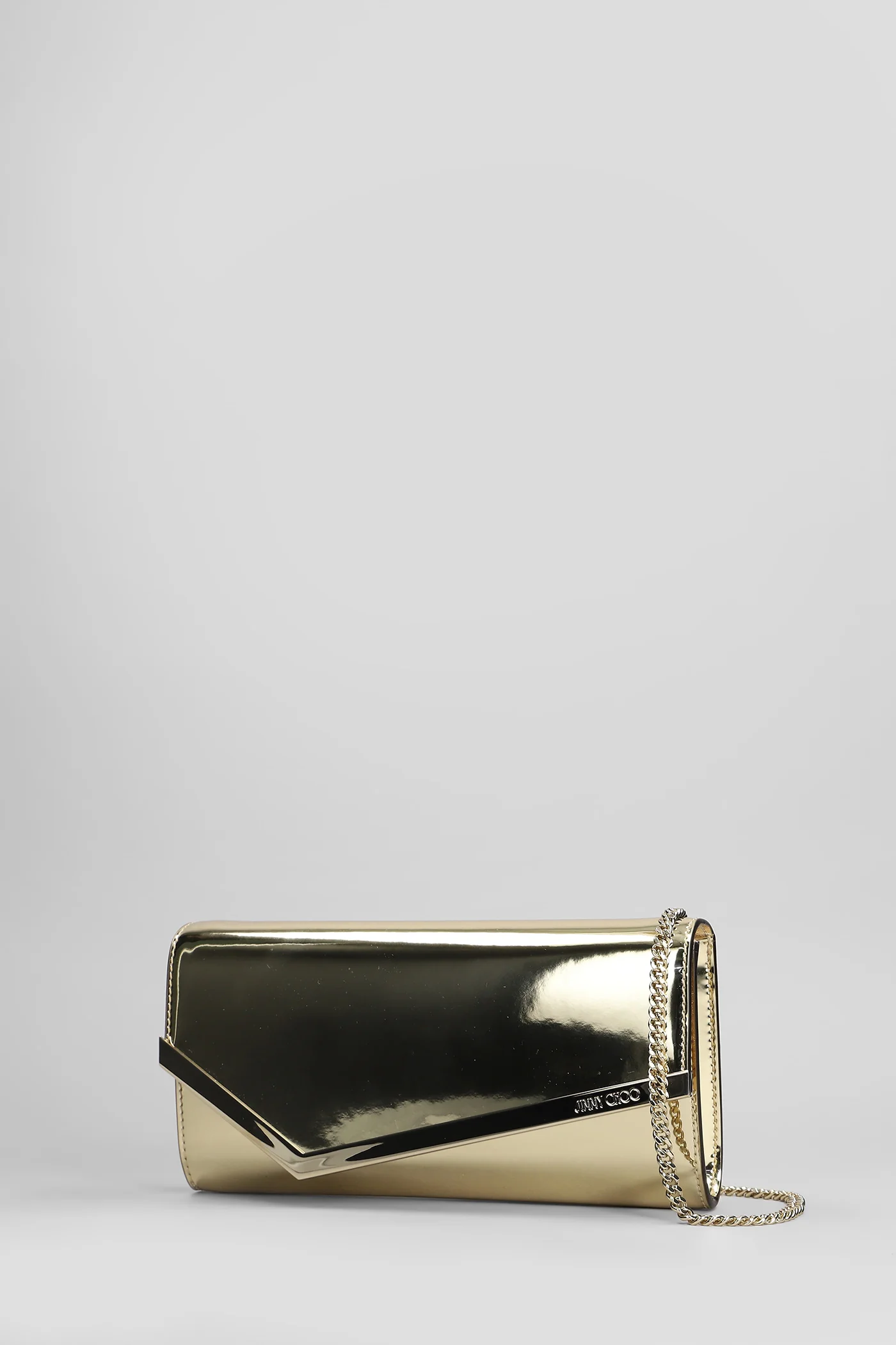 Emmie Clutch in gold leather - Image 2