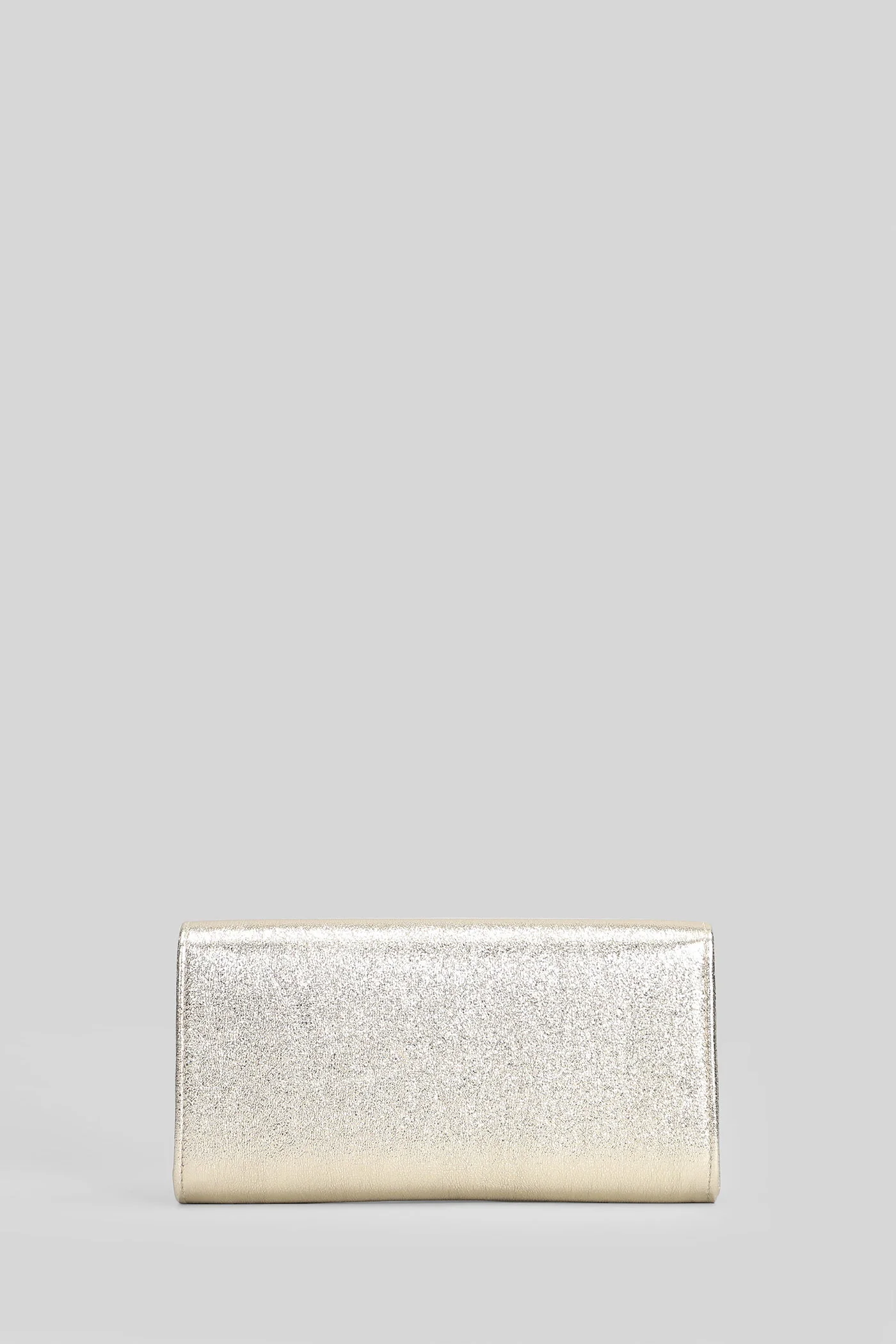 Emmie Clutch in platinum leather - Image 3
