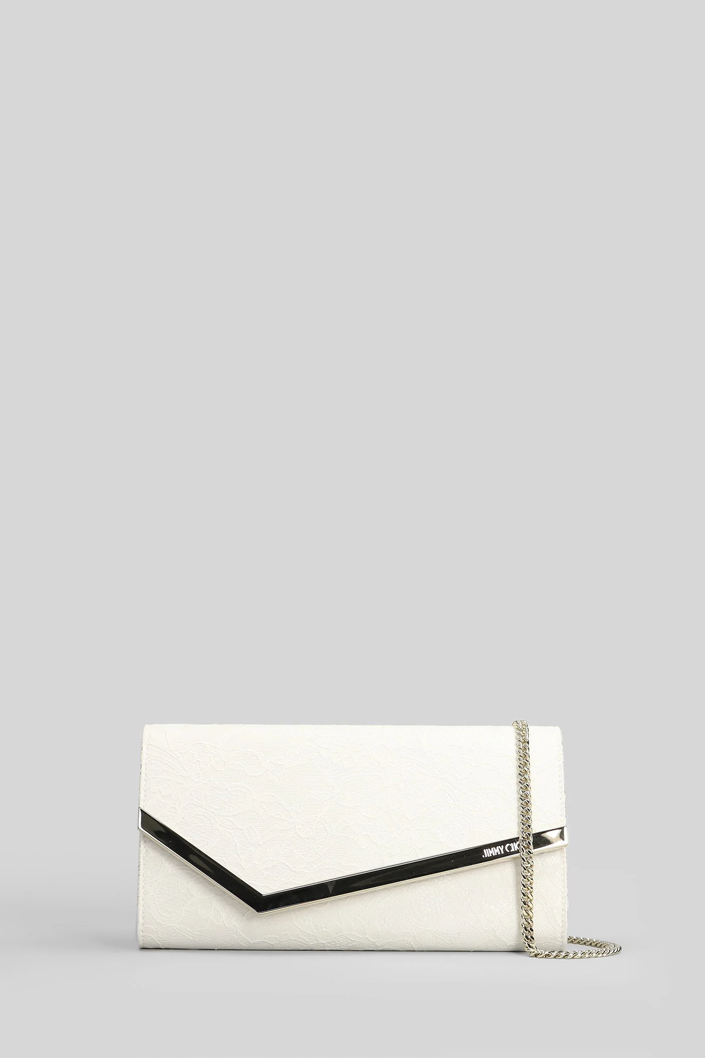 Emmie Clutch in white tulle