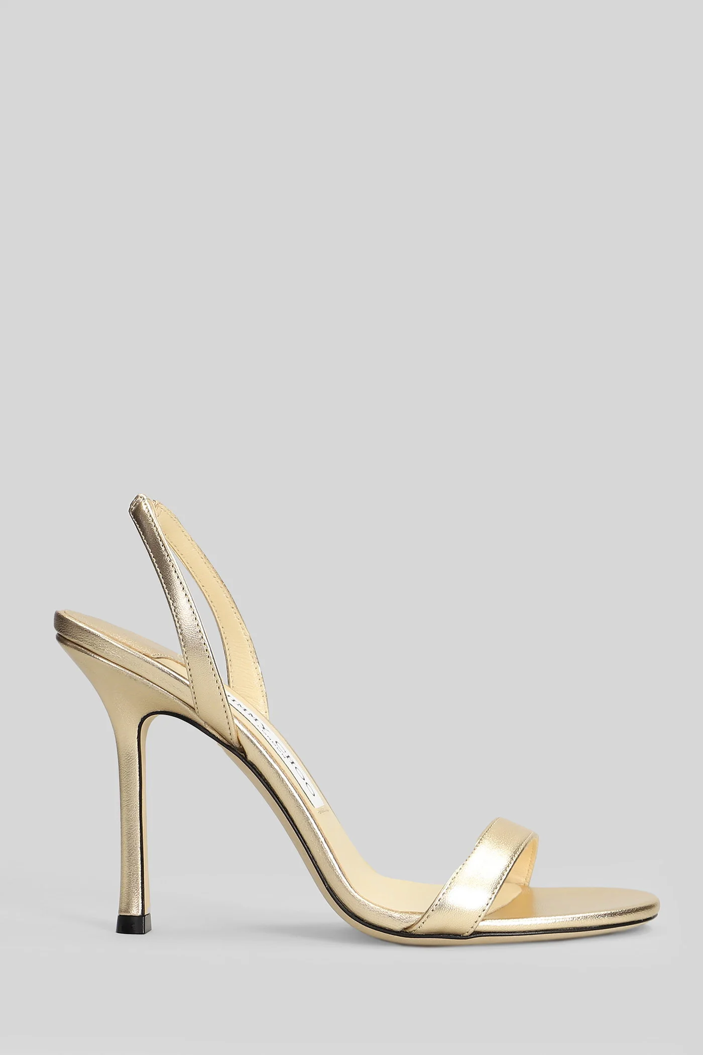 Jenn 100 Sandals in gold leather