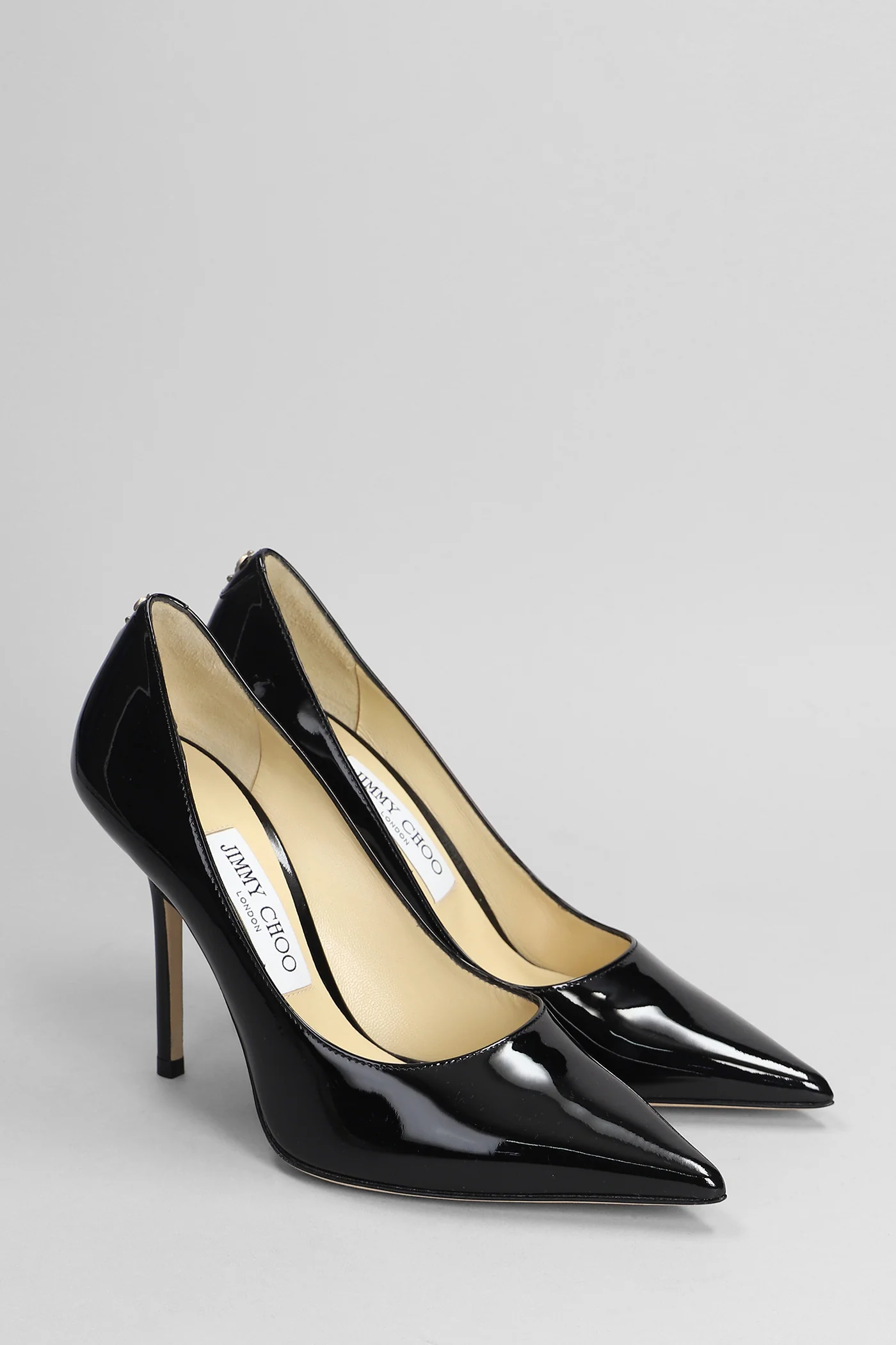 Love 100 Pumps in black patent leather - Image 2