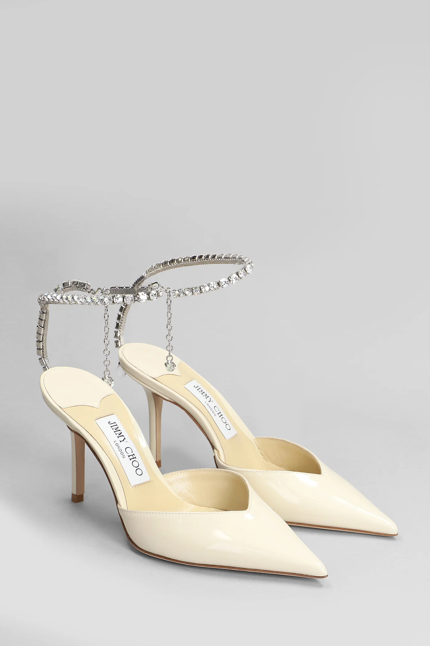 Saeda 85 Pumps in beige patent leather - Image 2