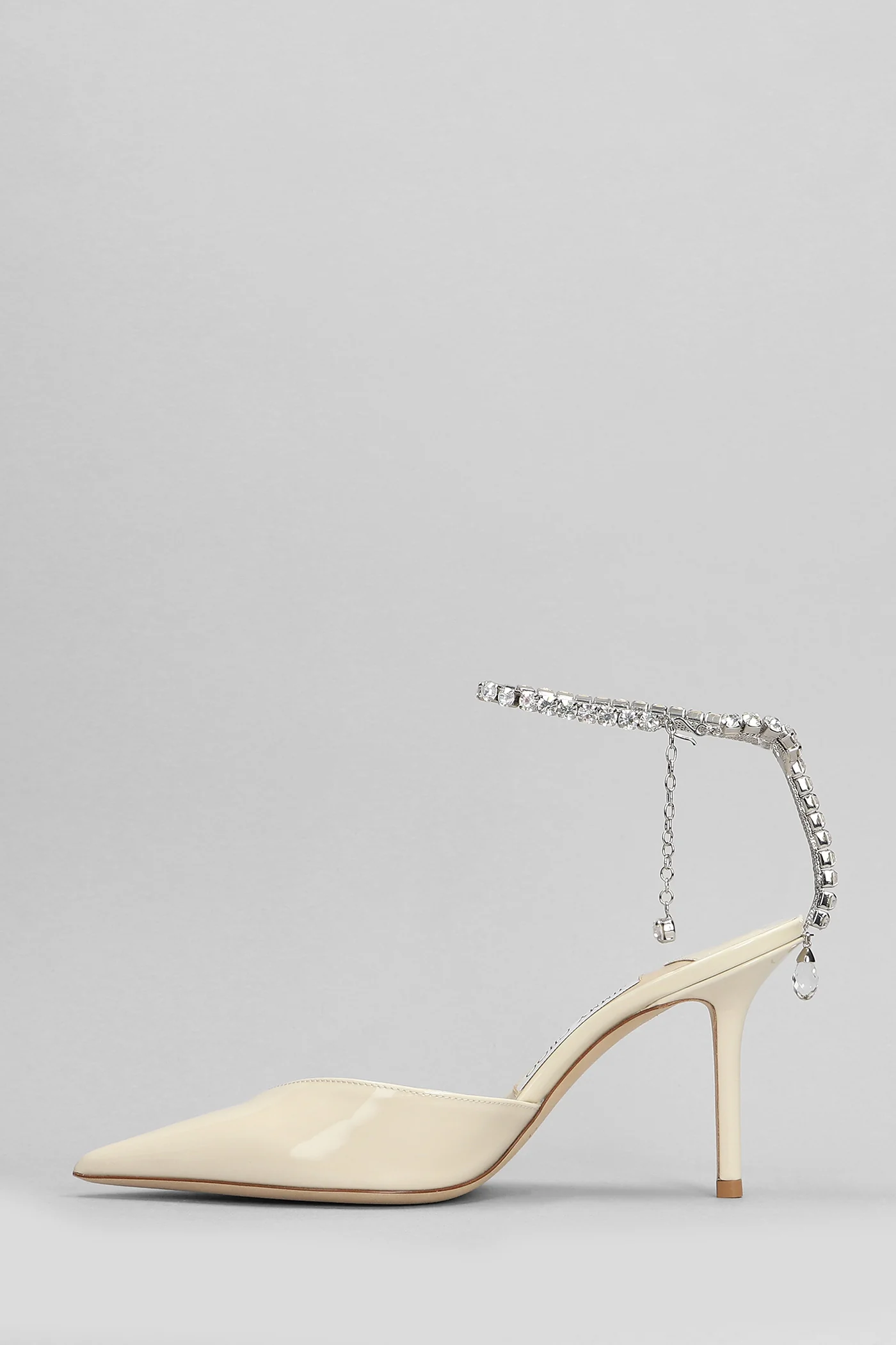 Saeda 85 Pumps in beige patent leather - Image 3