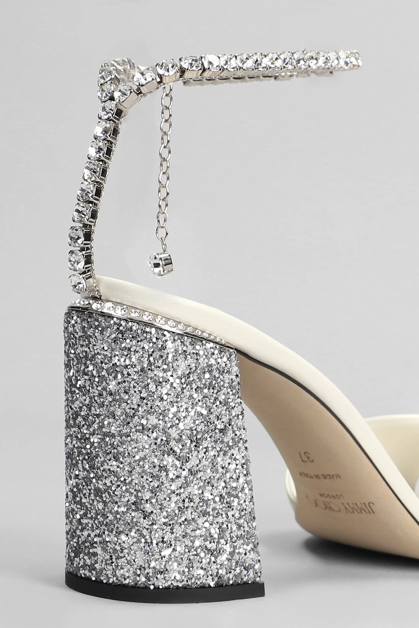 Saeda 85 Sandals in beige leather - Image 5