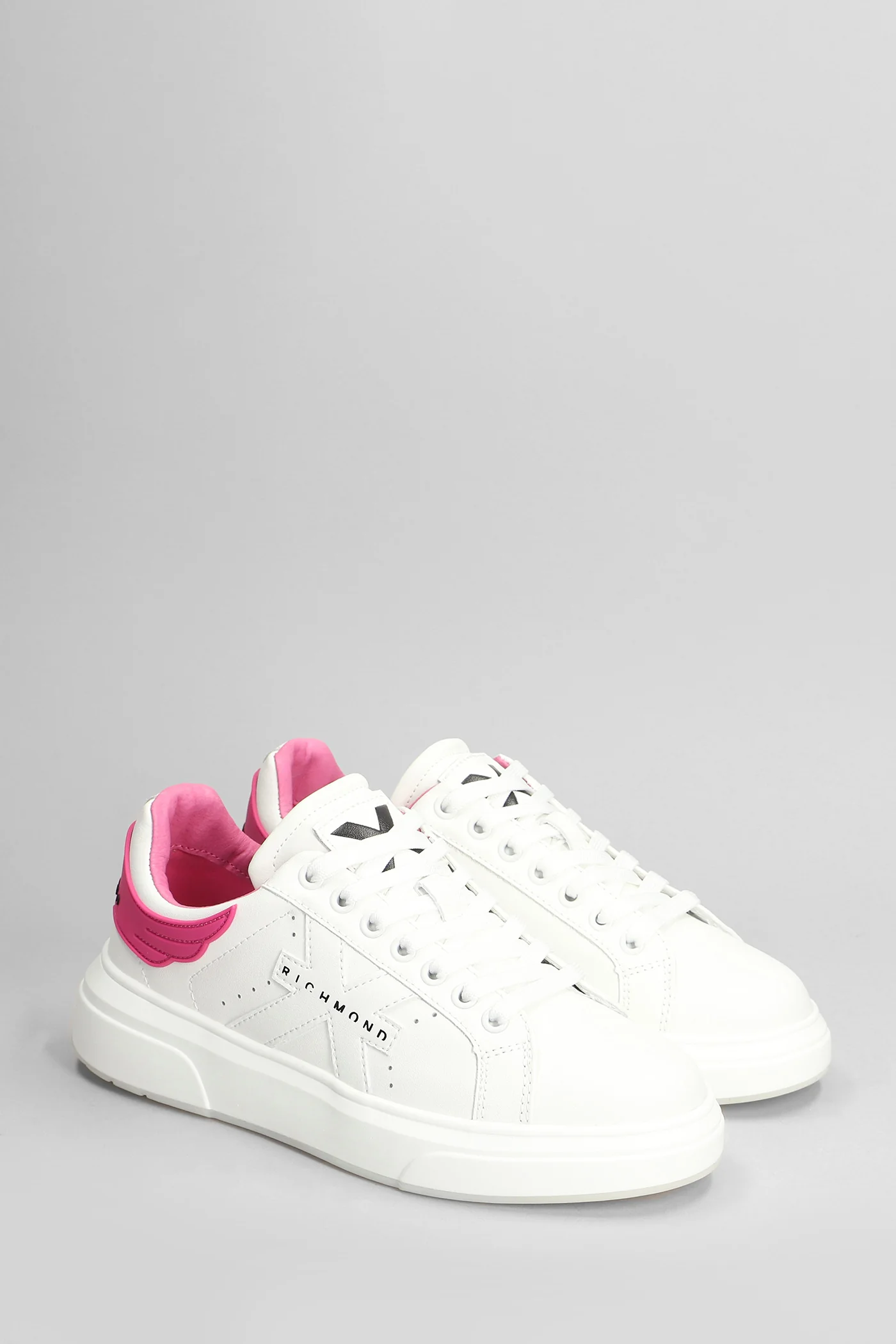 Sneakers in white leather - Image 2
