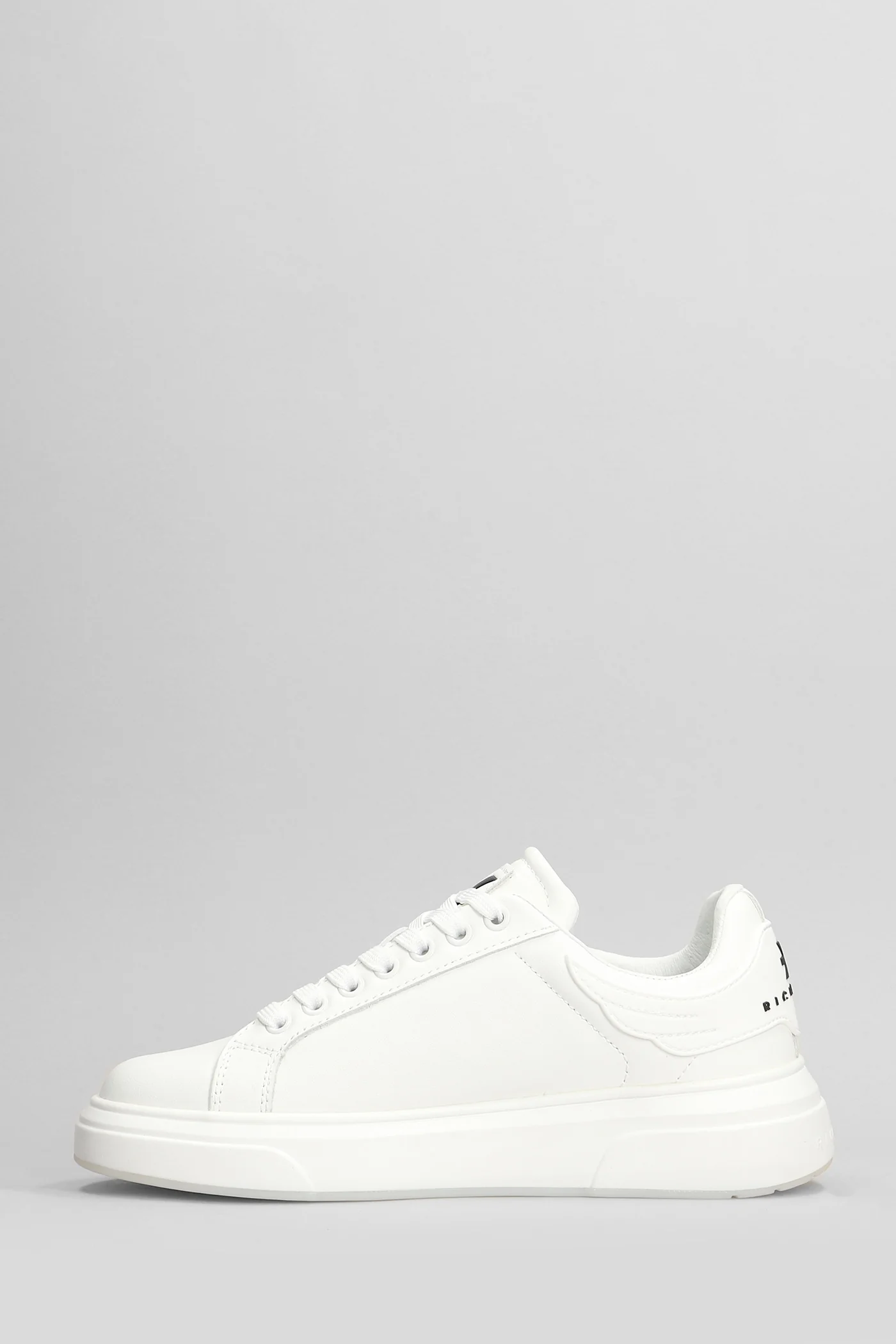 Sneakers in white leather - Image 3