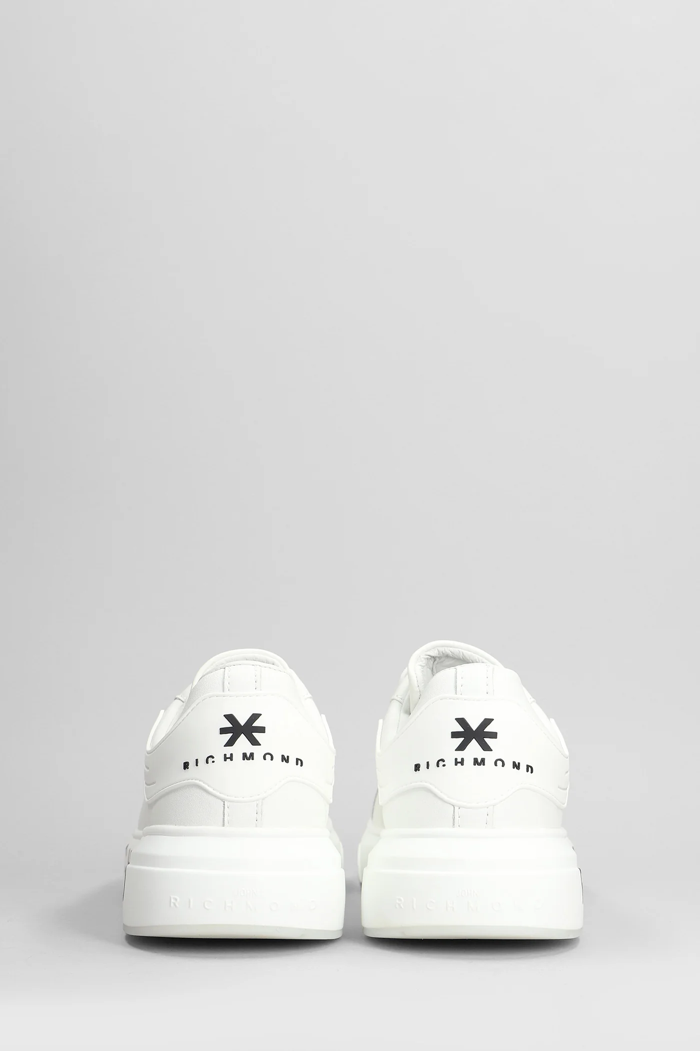 Sneakers in white leather - Image 4