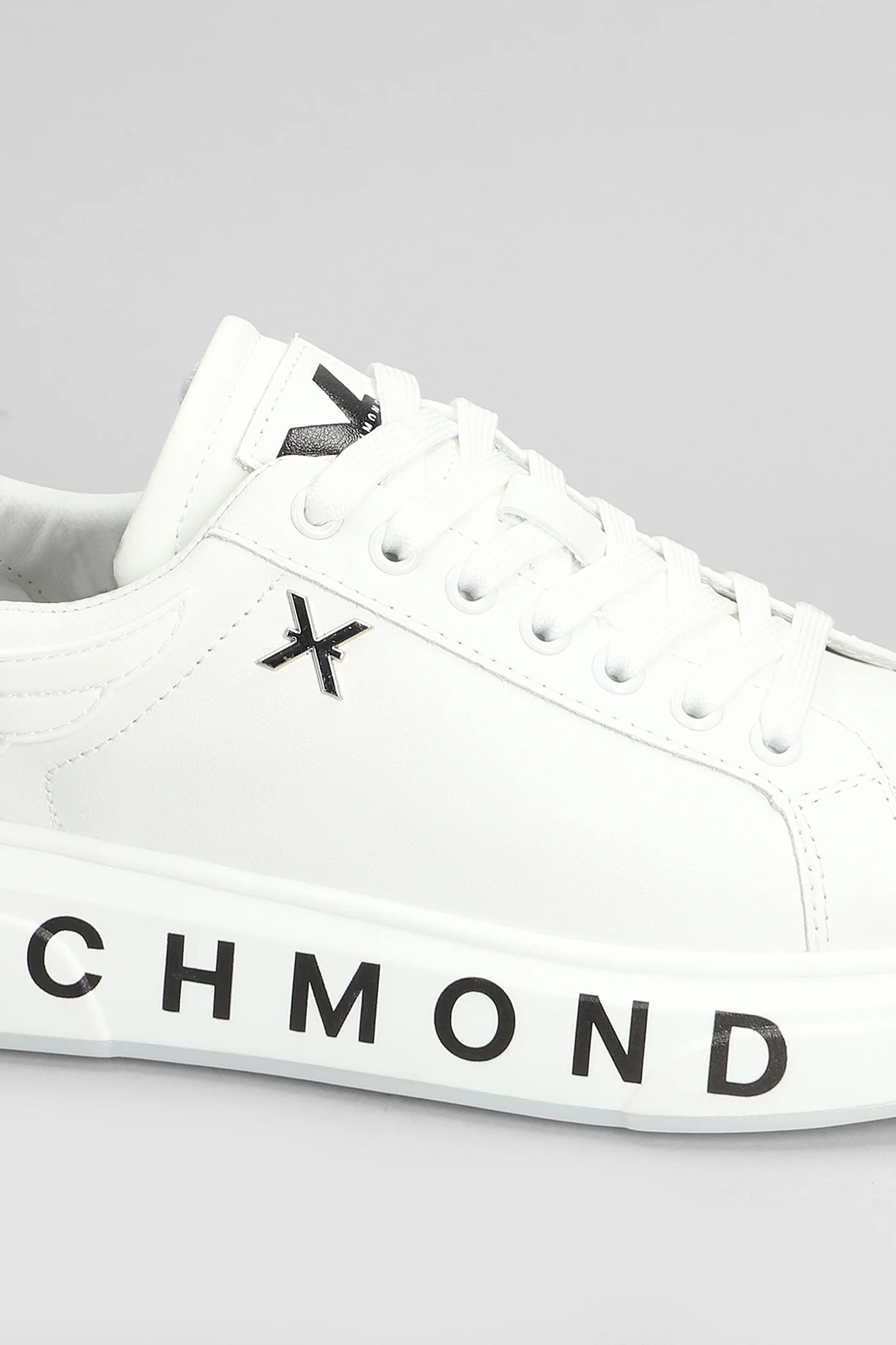 Sneakers in white leather - Image 5